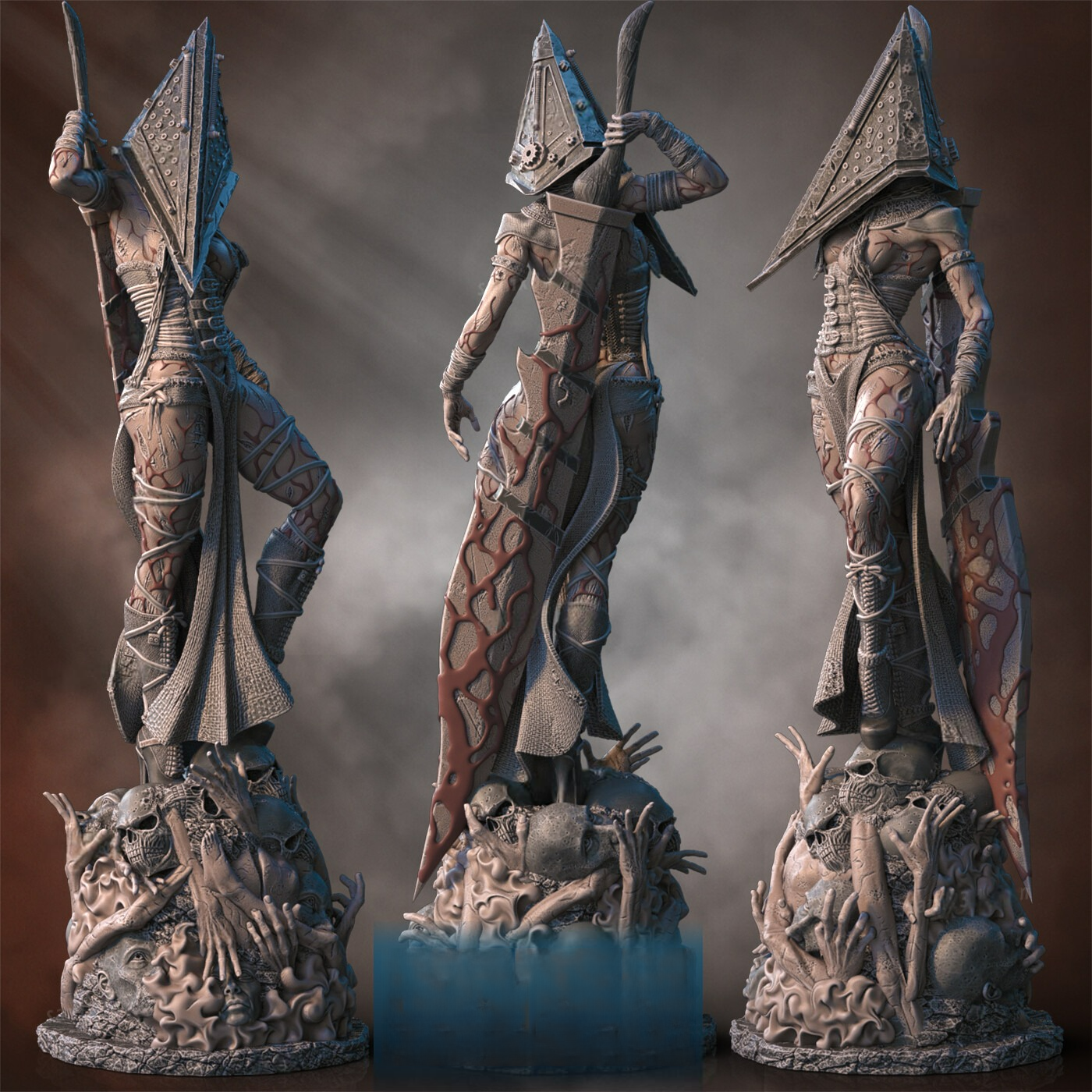 1956 Lady Pyramid Head - Silent Hill - STL 3D Print Files