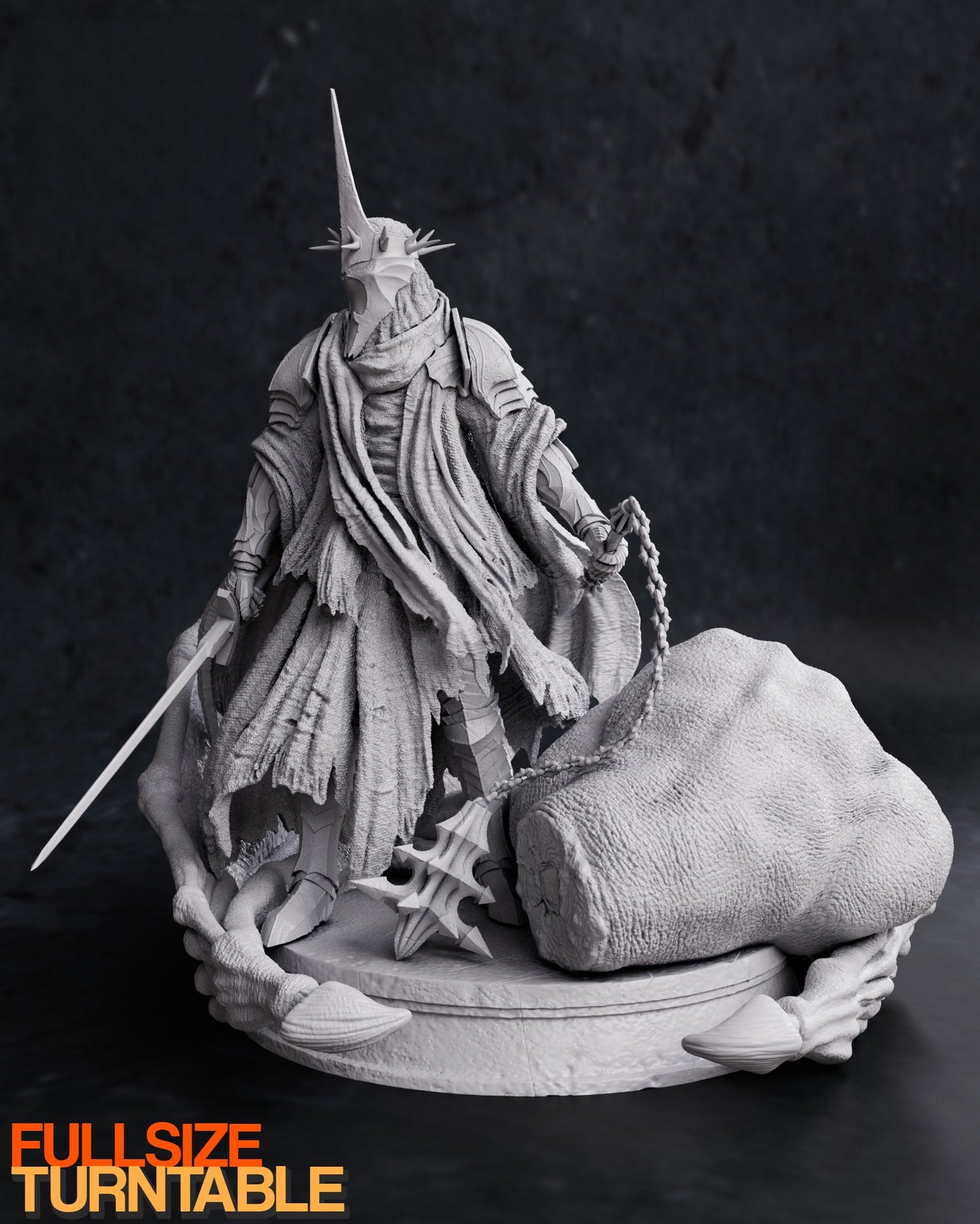 1666 The Witch King of Angmar - Lord Of The Rings  - STL 3D Print Files