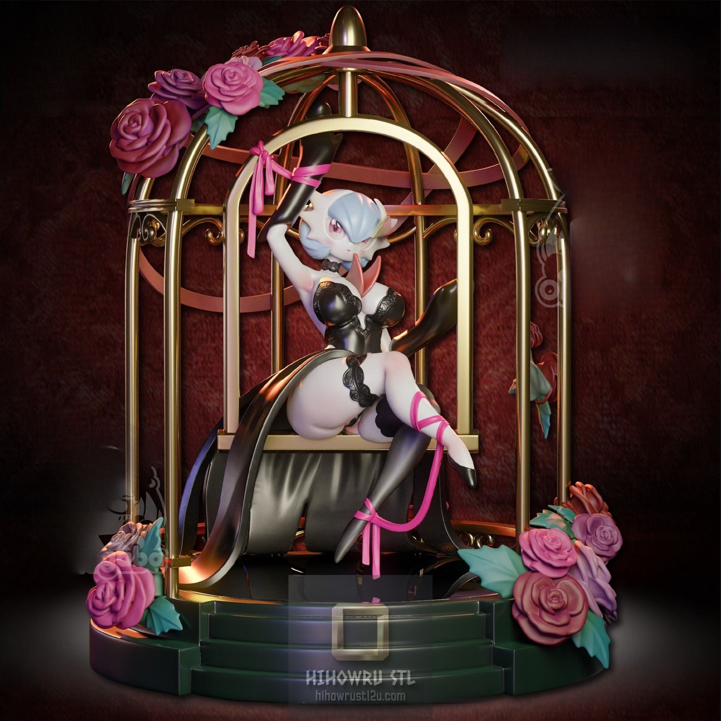 5366 Mega Gardevoir NSFW - POKEMON - STL 3D Print Files