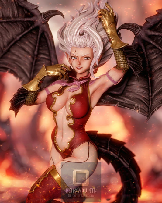 5158 Mirajane Satan Soul NSFW - Fairy Tail - STL 3D Print Files