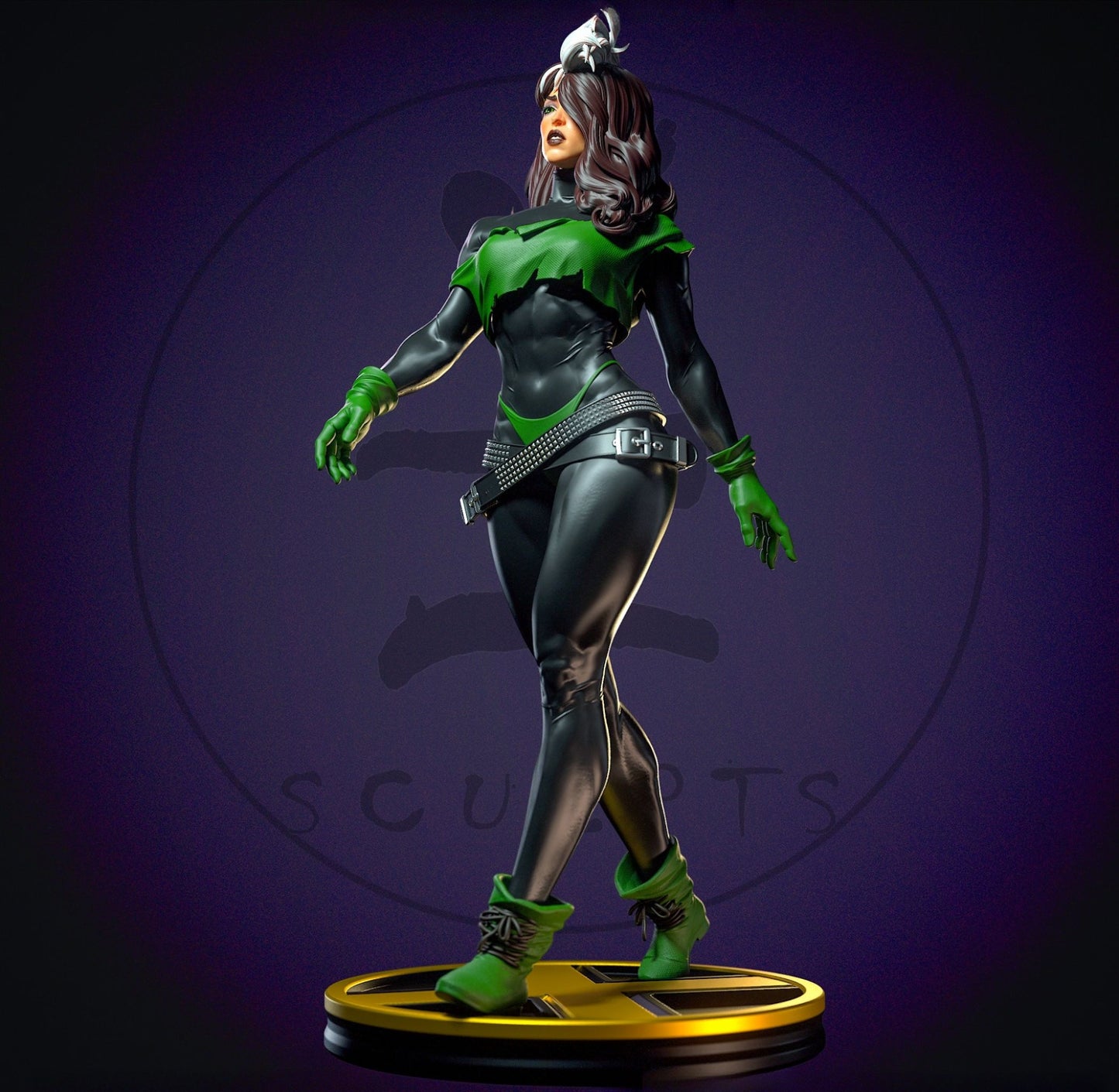 2926 Rogue NSFW - X-Men - STL 3D Print Files