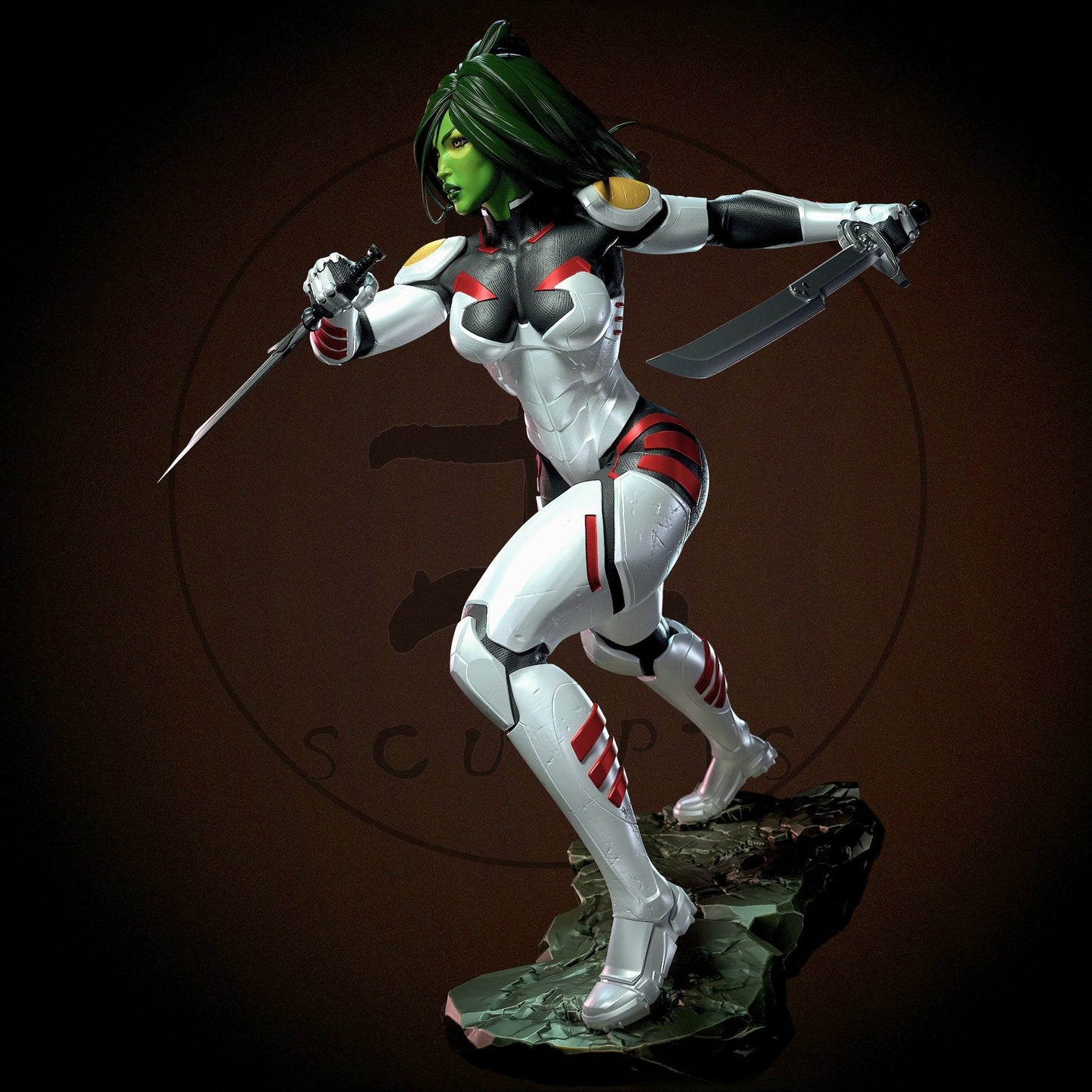 3270 Gamora NSFW - Guardians of the Galaxy - STL 3D Print Files