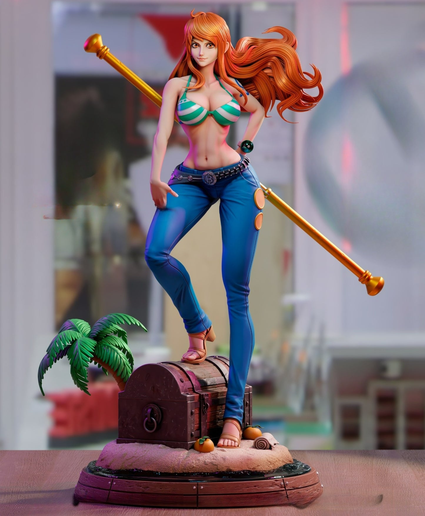 3278 Nami NSFW - One Piece - STL 3D Print Files