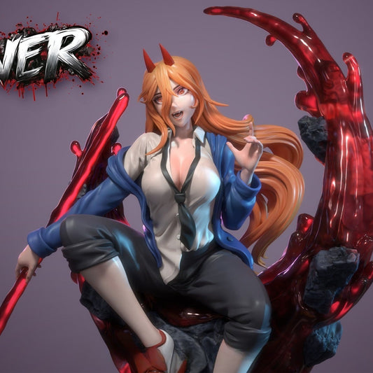 3980 Power NSFW - Chainsaw Man - STL 3D Print Files
