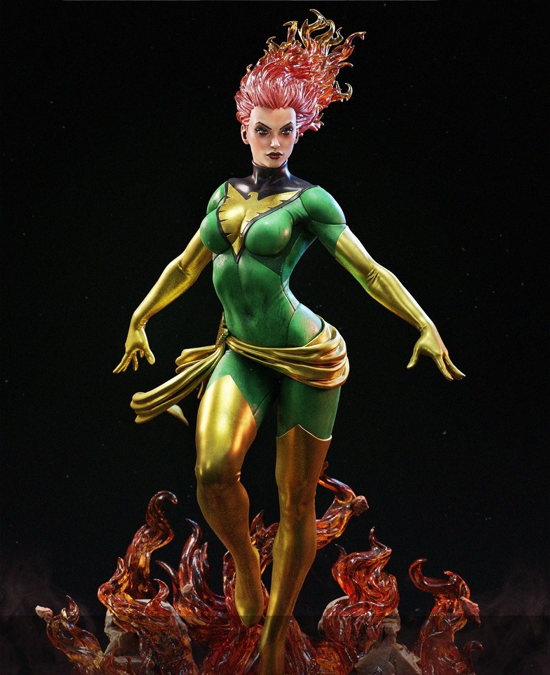 4228 Dark Phoenix - X-MEN - STL 3D Print Files