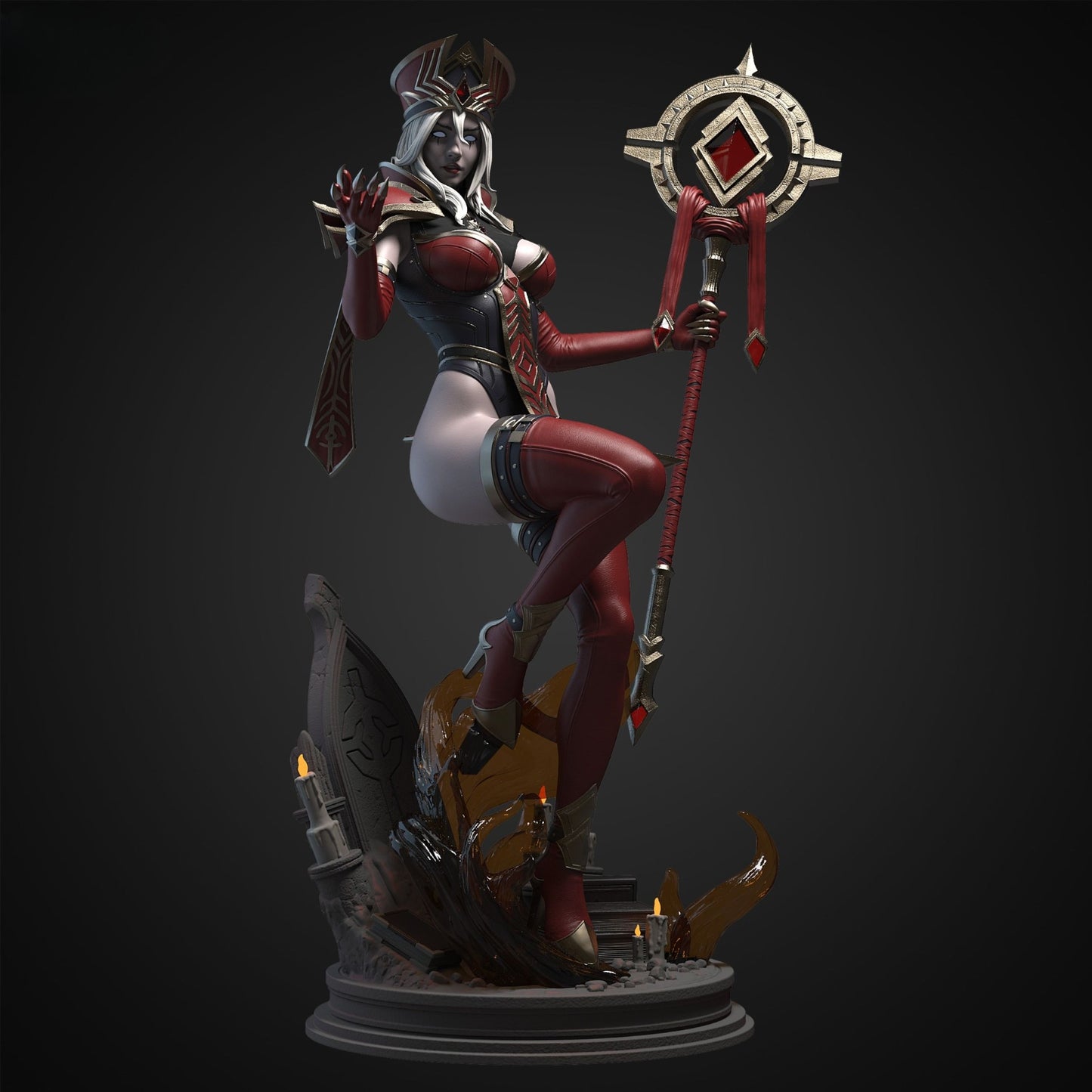 4238 Sally Whitemane NSFW - World of Warcraft - STL 3D Print Files