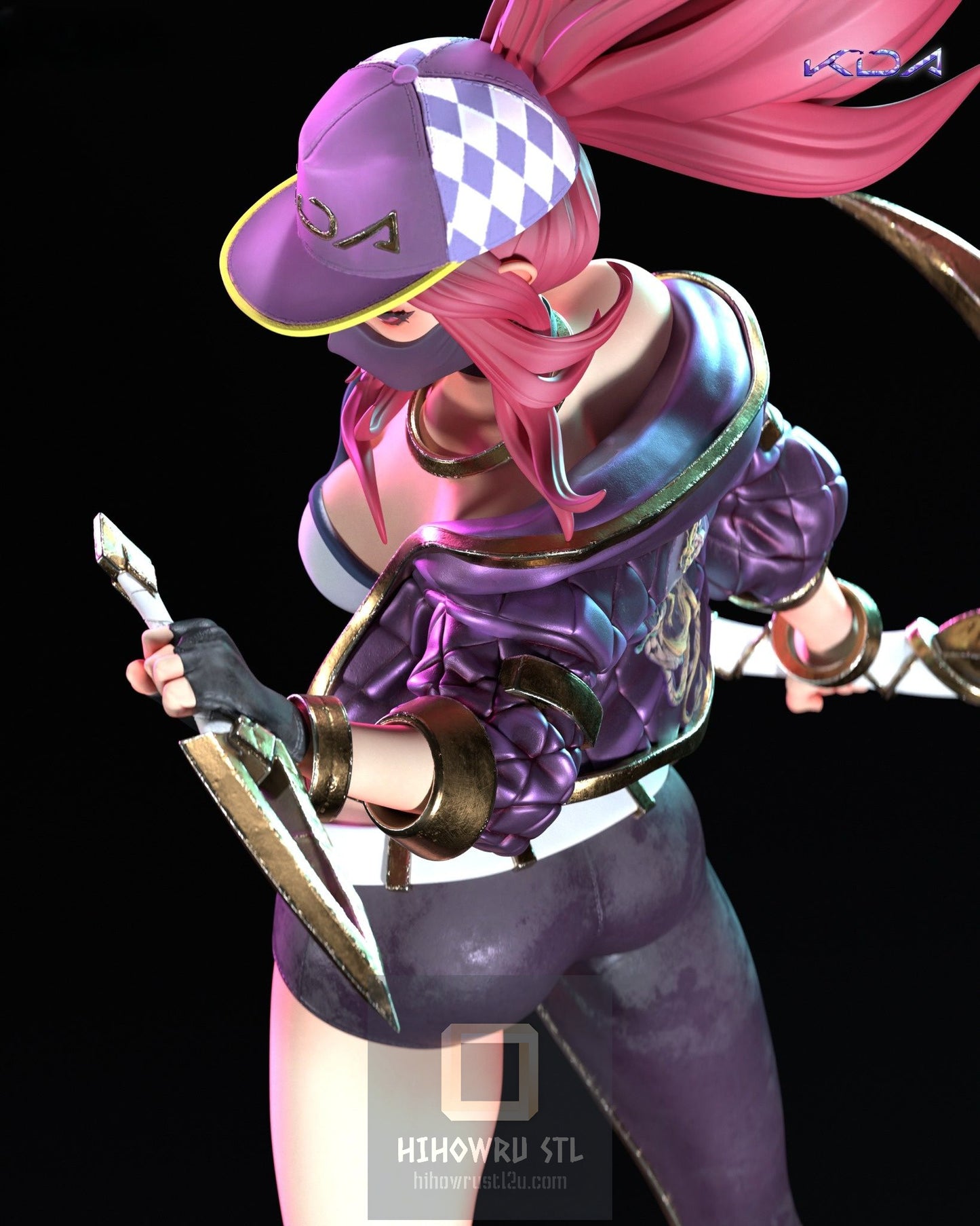 4311 Akali - K/DA  - STL 3D Print Files