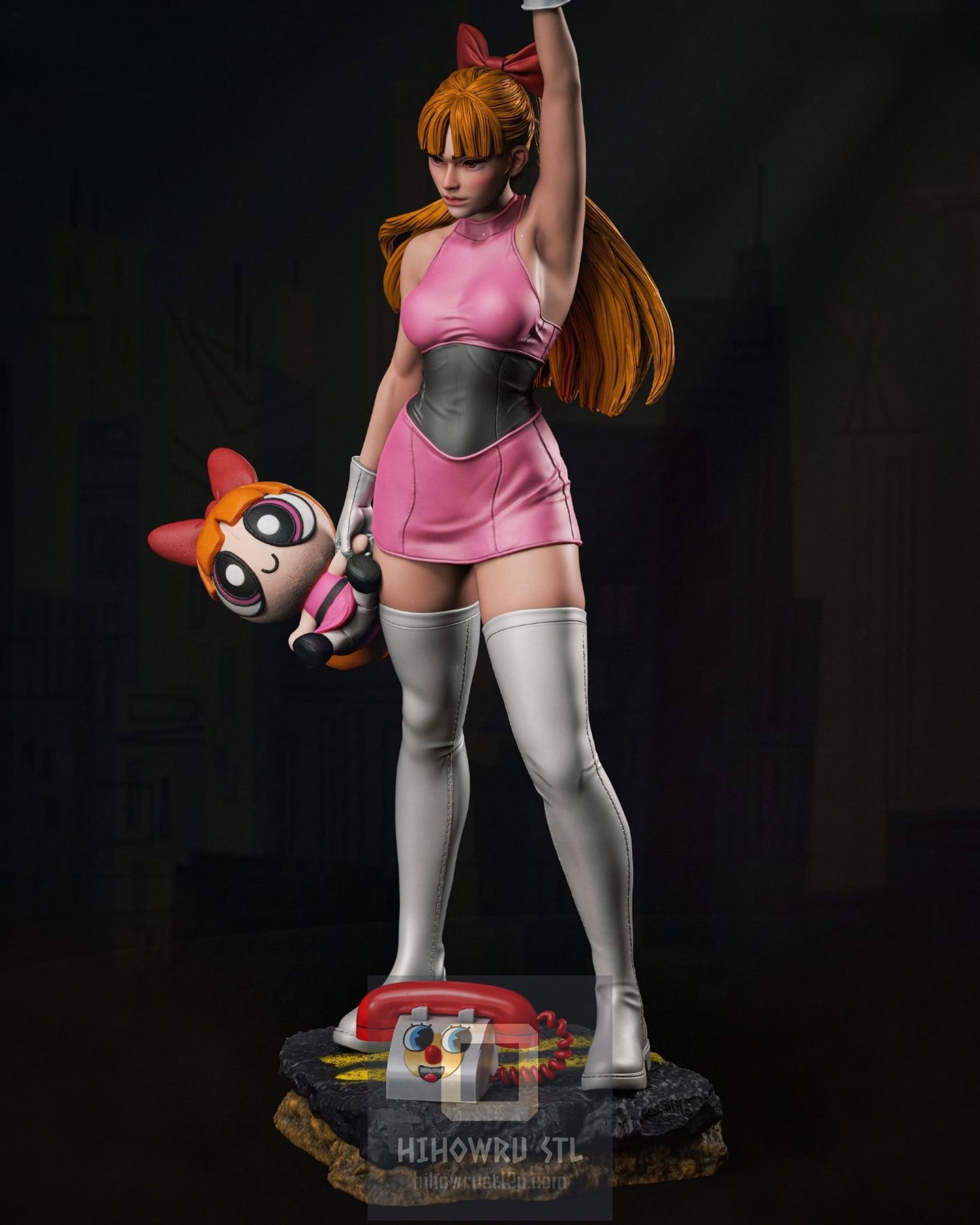4352 Blossom - Powerpuff Girls - STL 3D Print Files