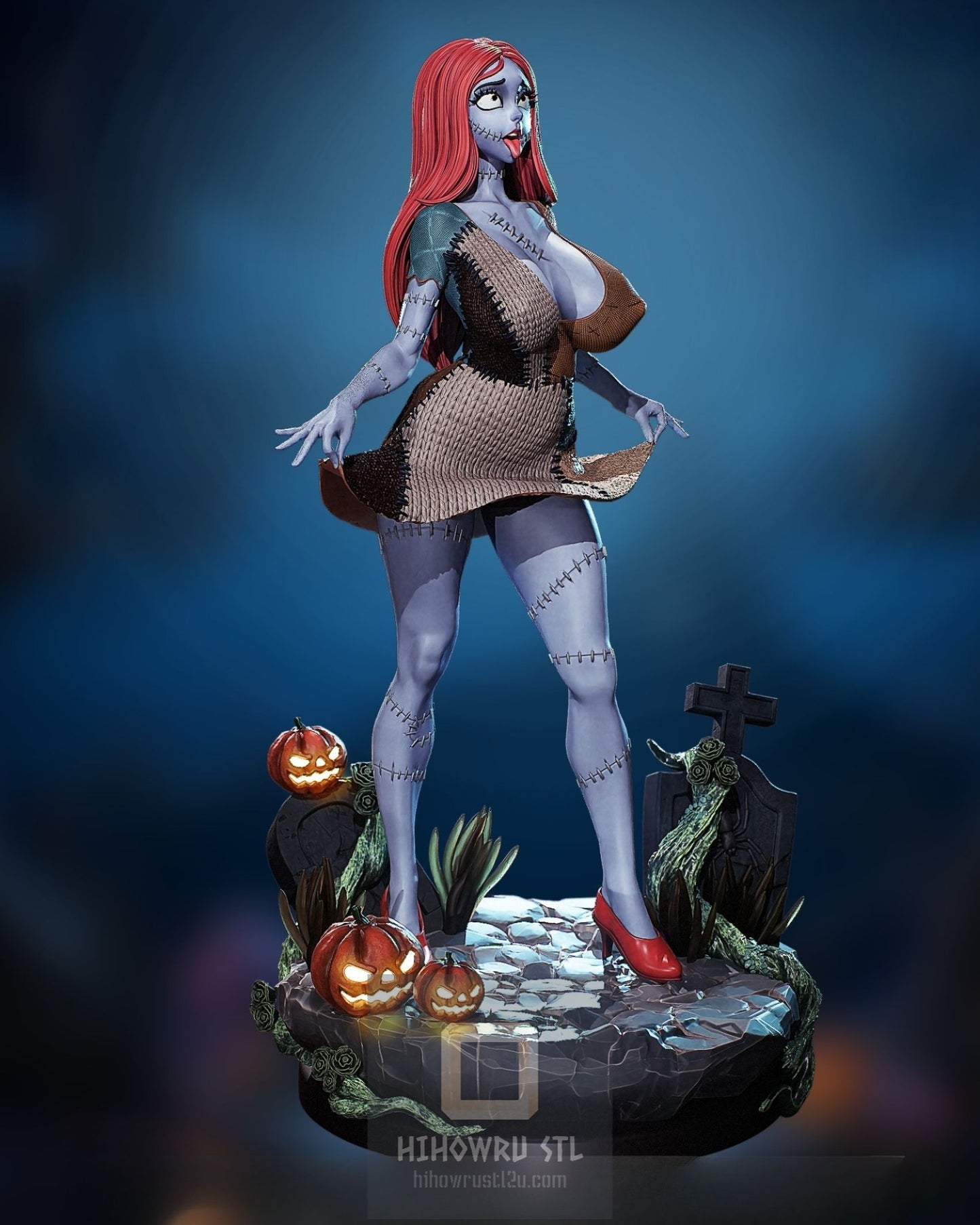 4374 Sally NSFW - The Nightmare Before Christmas - STL 3D Print Files