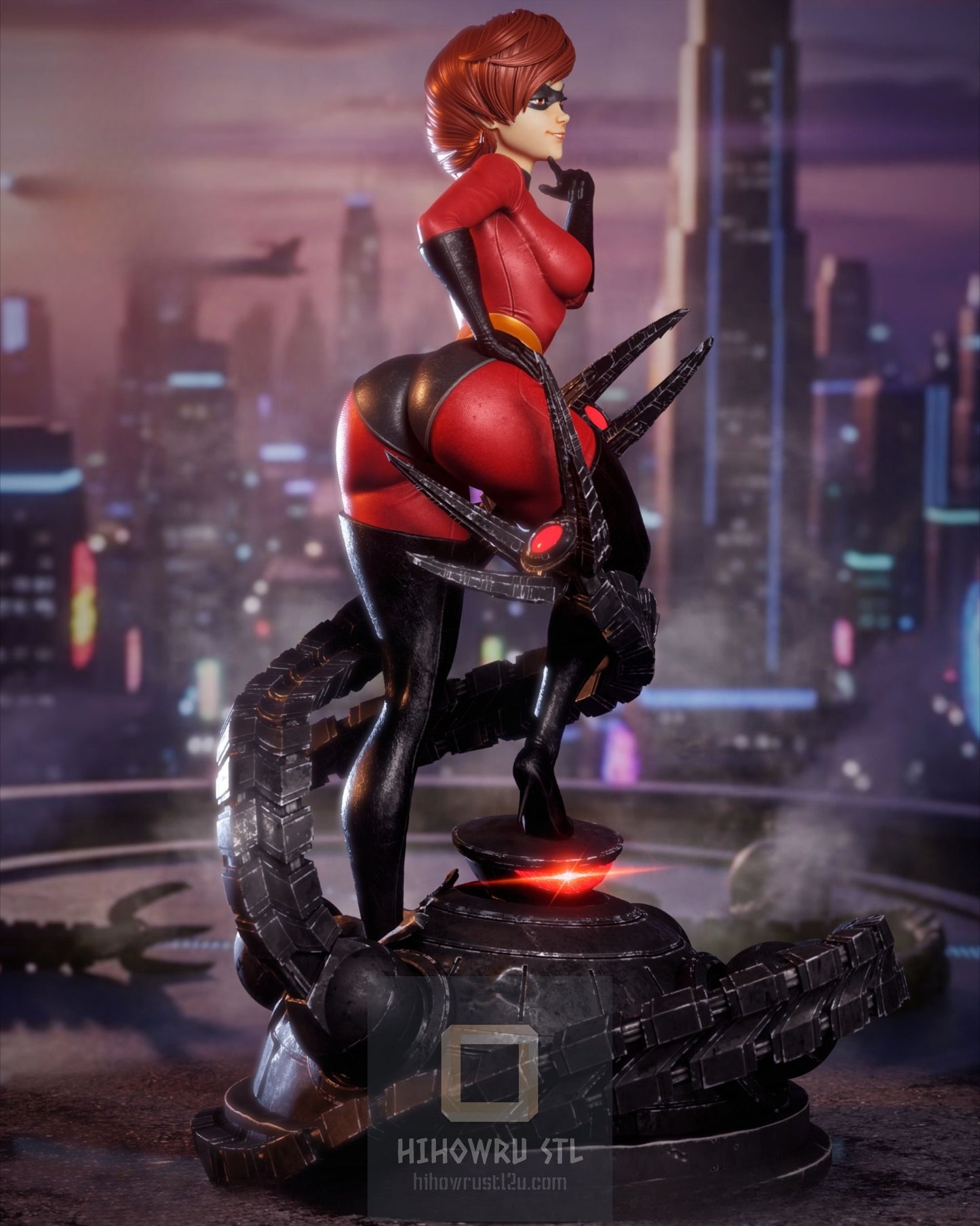 4476 Elastigirl NSFW - The Incredibles - STL 3D Print Files X 3D Animations