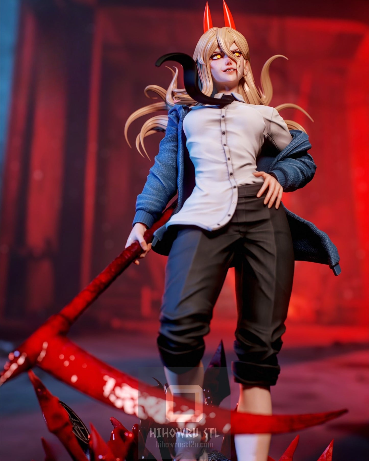 4479 Power NSFW - Chainsaw Man - STL 3D Print Files