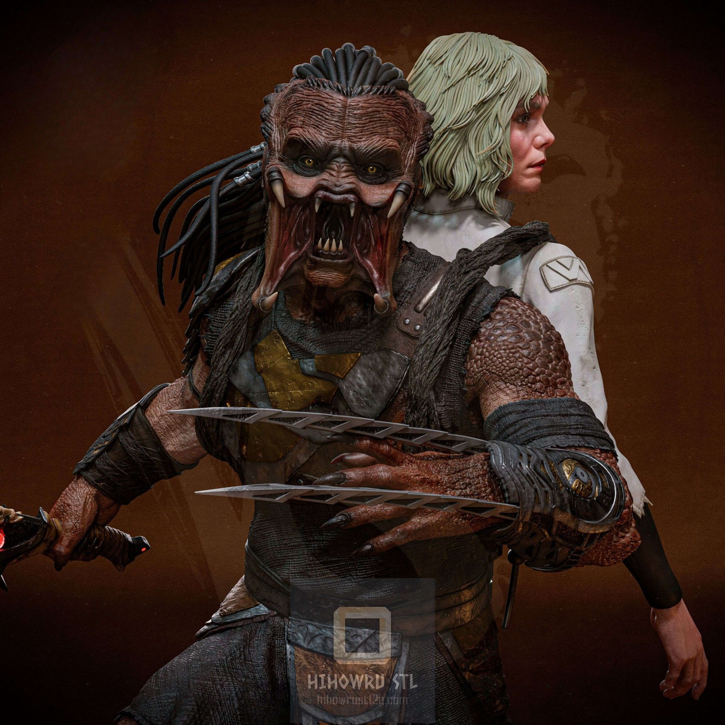 4483 Predator: Badlands Diorama - STL 3D Print Files