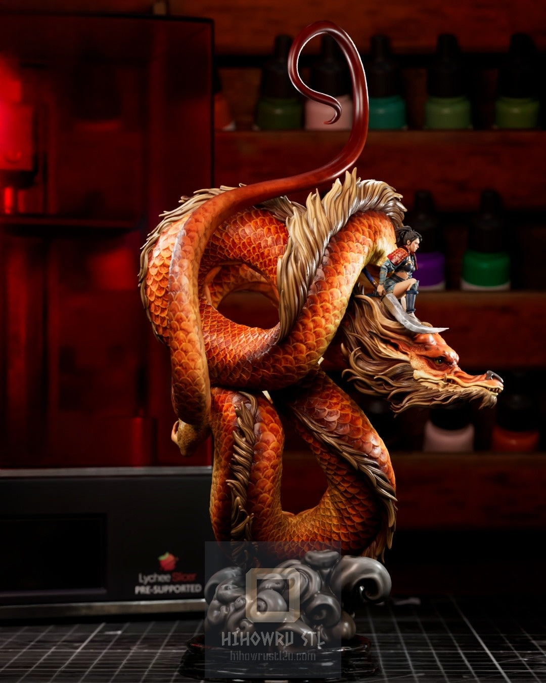 4487 Dragon Rider - STL 3D Print Files