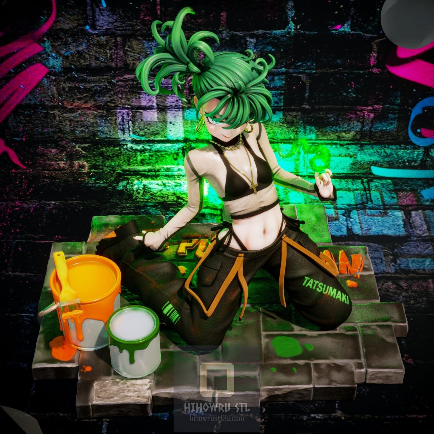 4791 Tatsumaki - One-Punch Man - STL 3D Print Files