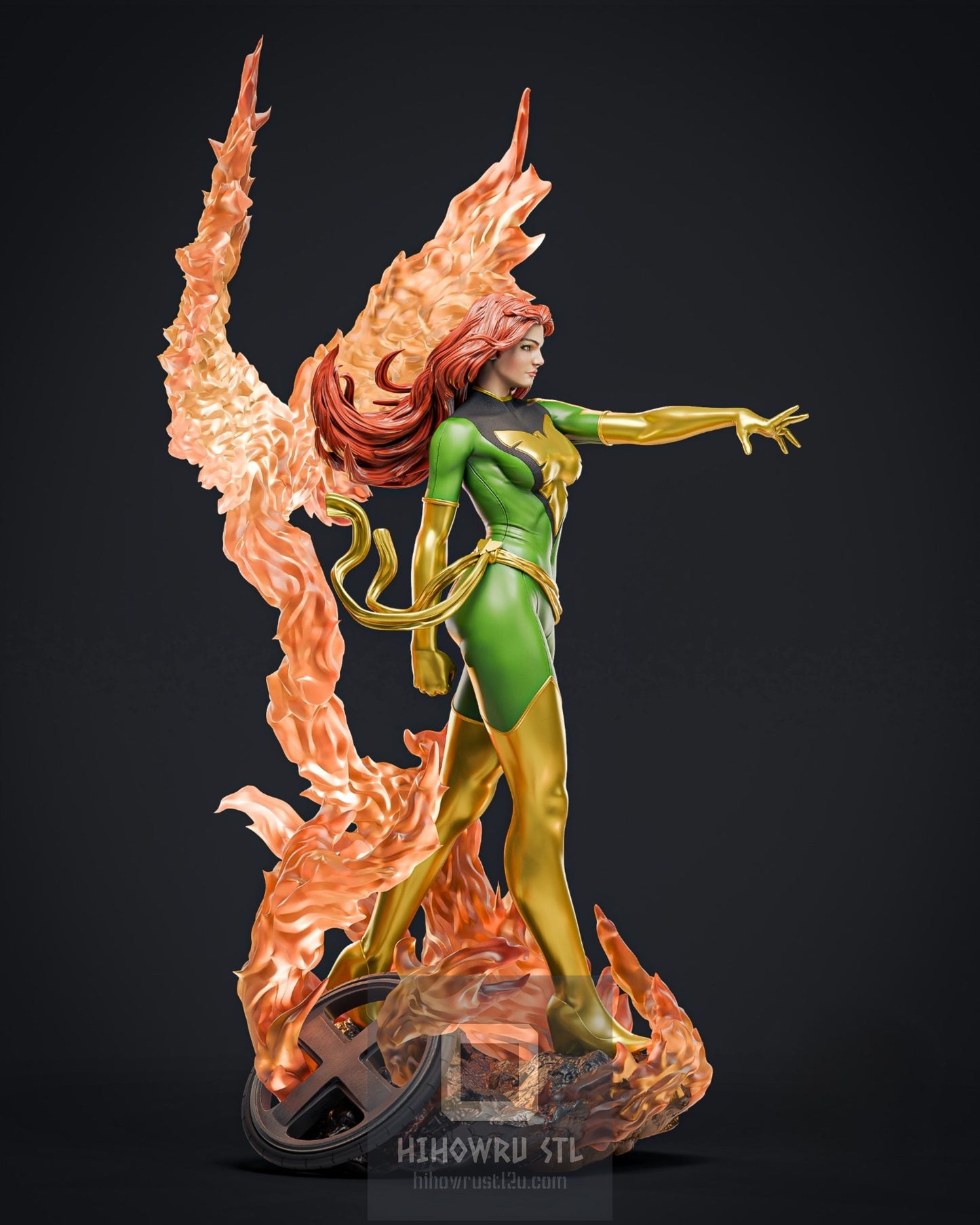 4815 Jean Grey - X-MEN - STL 3D Print Files