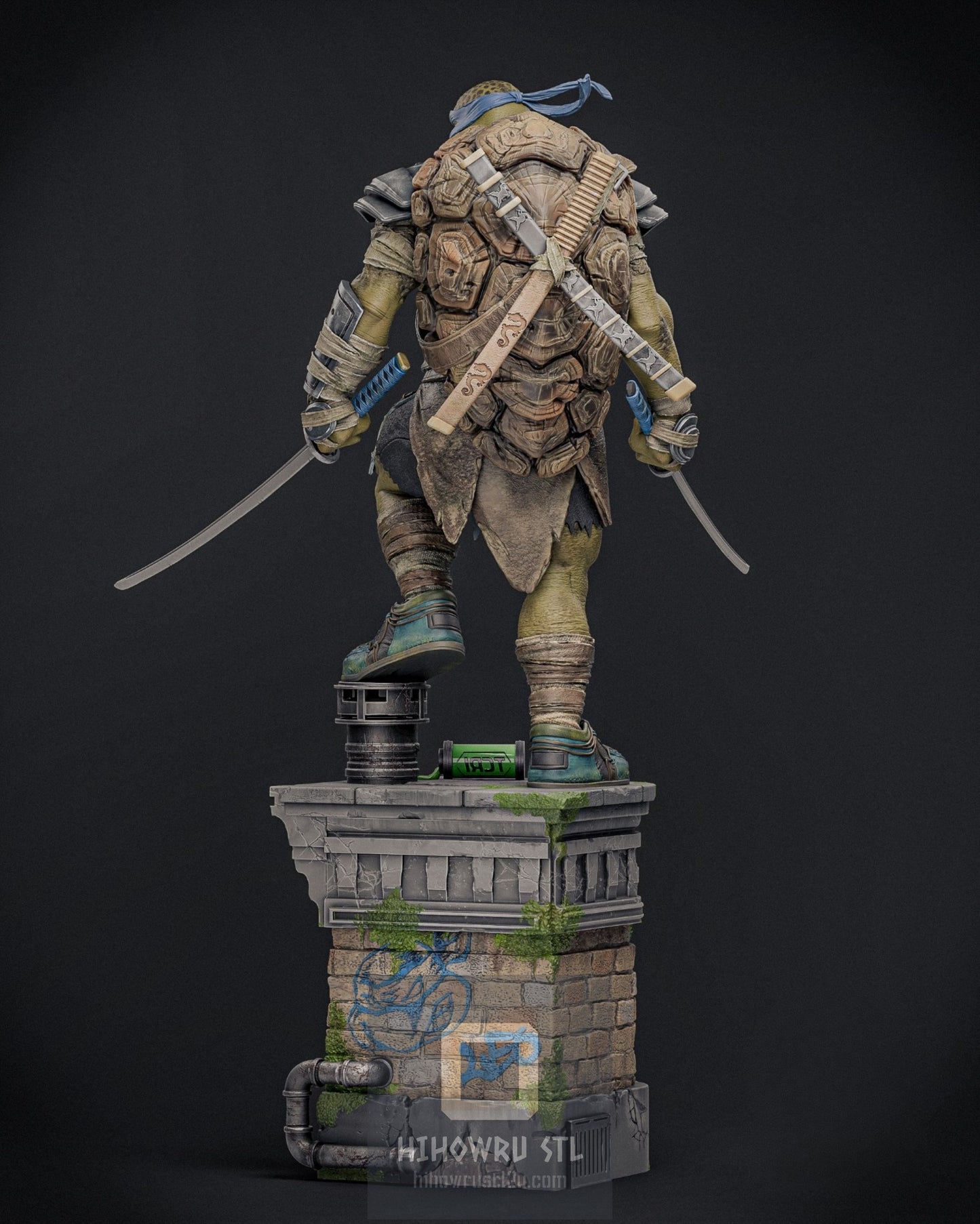 4864 Leonardo - TMNT - STL 3D Print Files