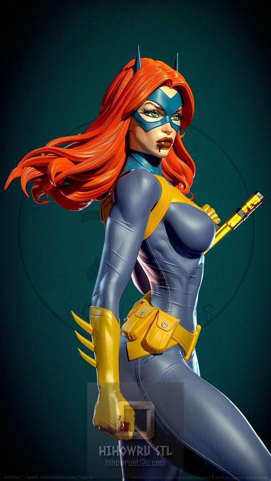 4989 Batgirl NSFW - DC Comics - STL 3D Print Files