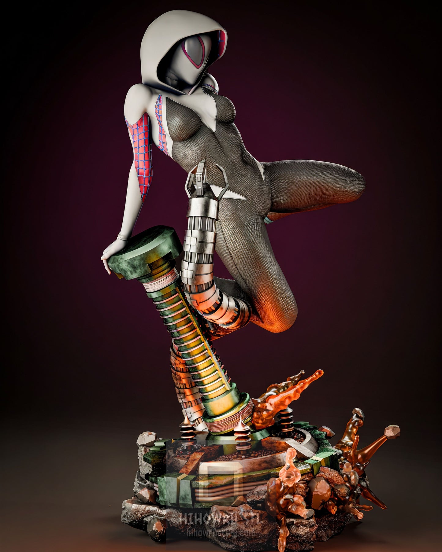 5078 Spider Gwen - Marvel Comics - STL 3D Print Files