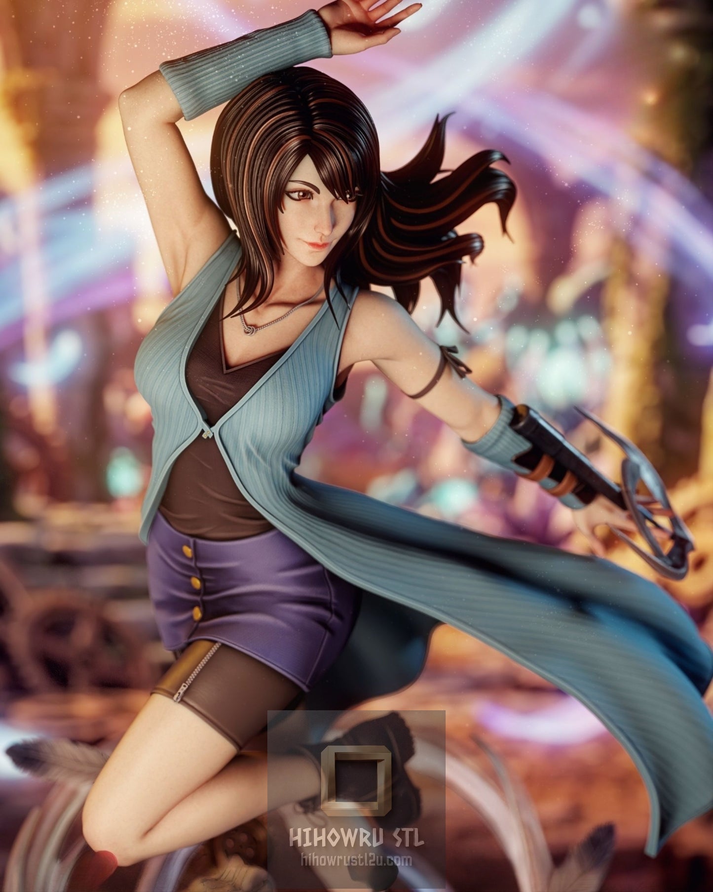 5268 Rinoa Heartilly - Final Fantasy - STL 3D Print Files