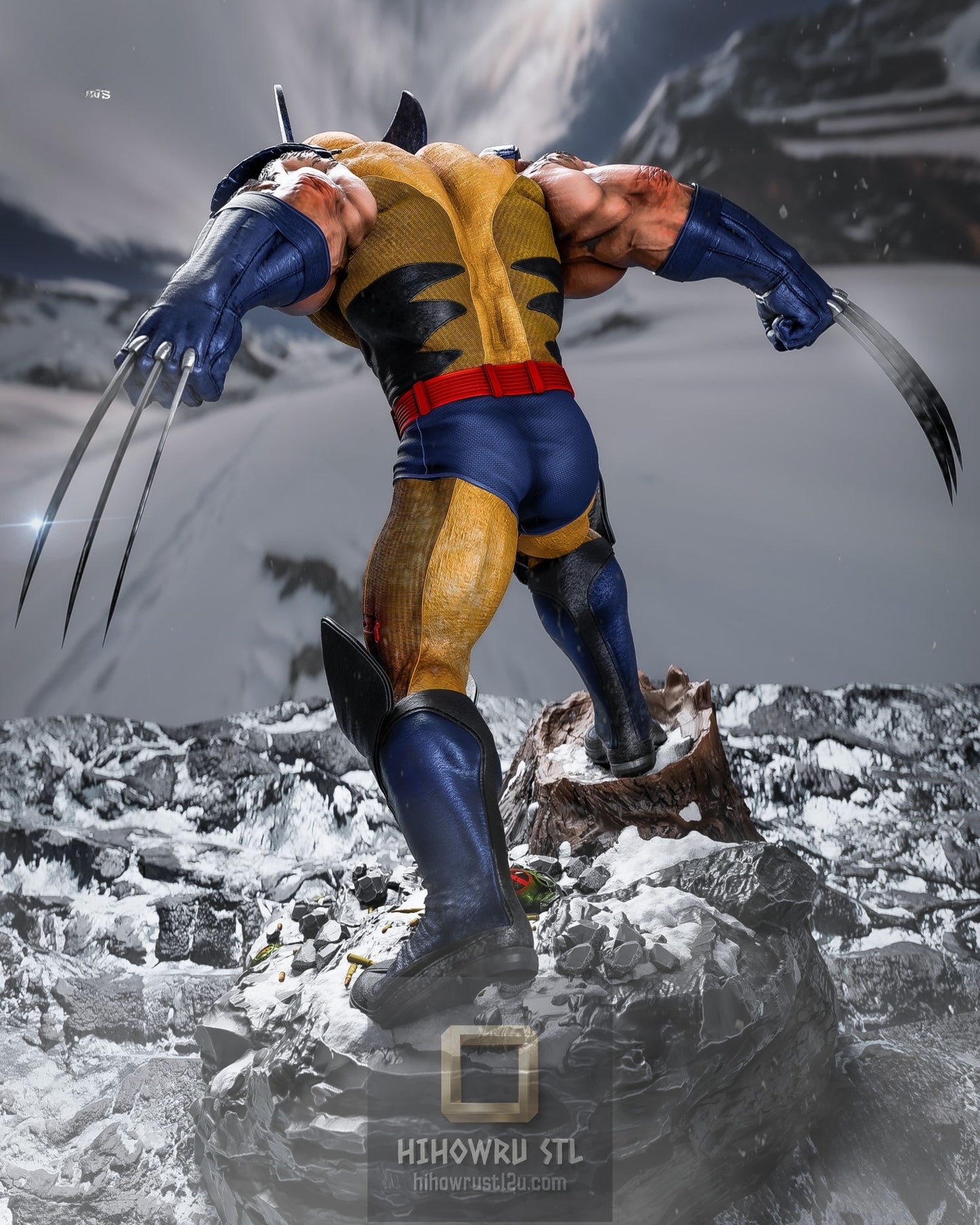 5409 WOLVERINE - X-MEN - STL 3D Print Files
