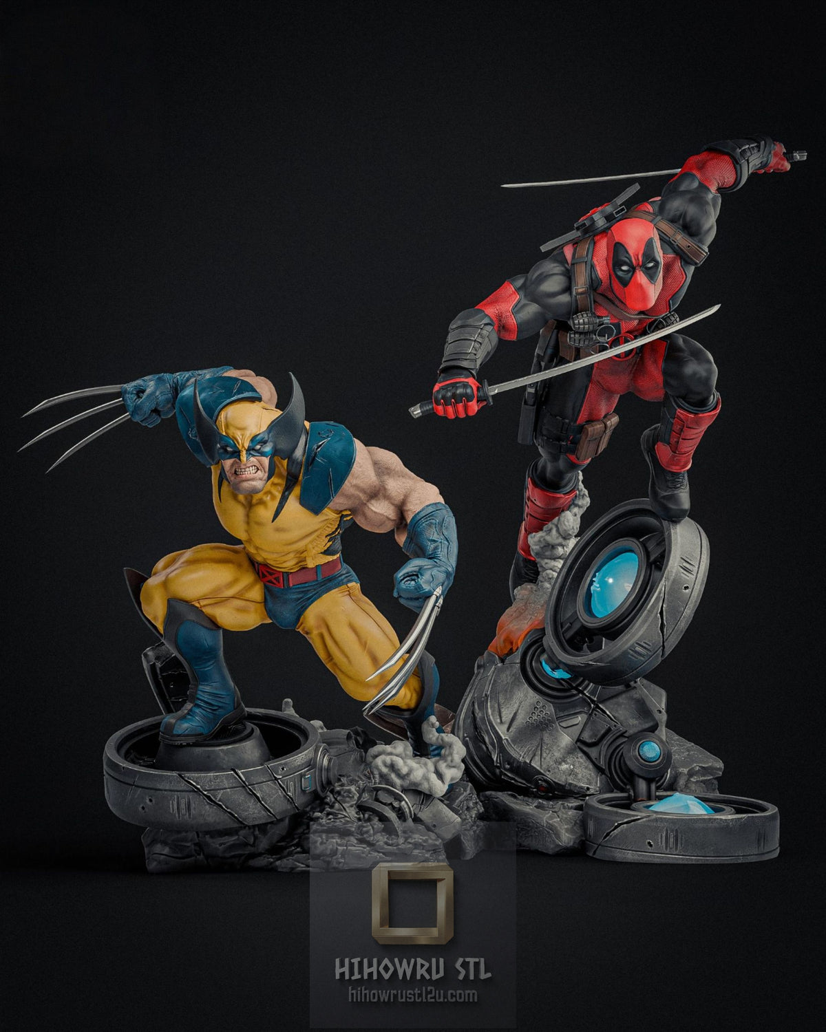 5550 WOLVERINE - X-MEN - STL 3D Print Files