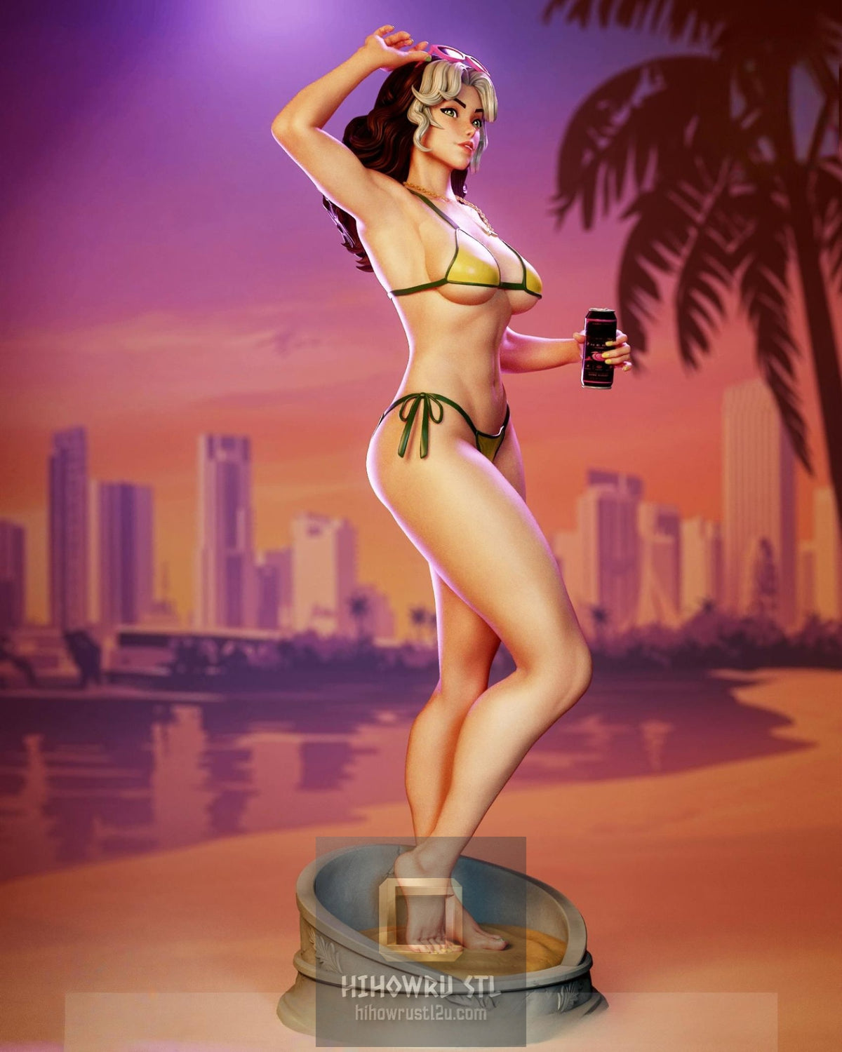 5559 Rogue NSFW - X-men - STL 3D Print Files