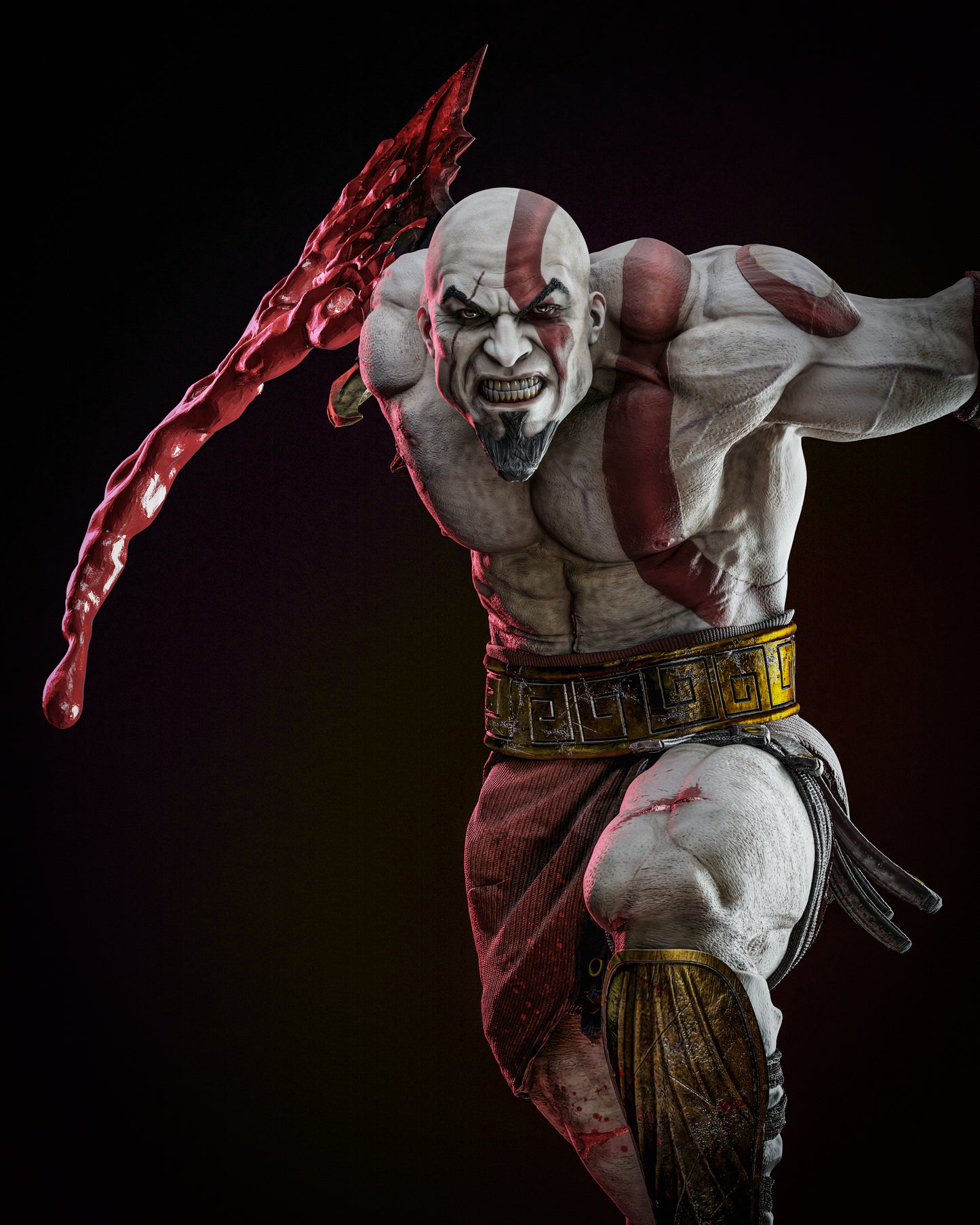 2429 Kratos - God of War - STL 3D Print Files