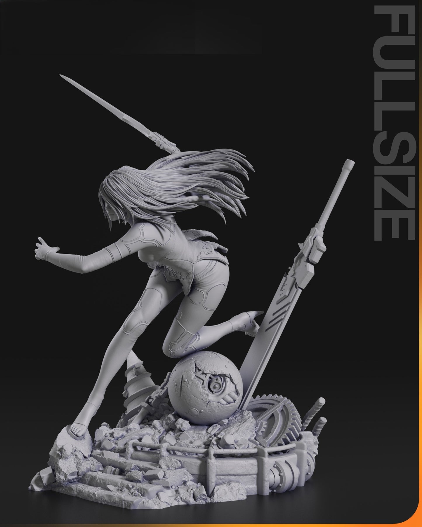 2828 A2 - NieR: Automata - STL 3D Print Files