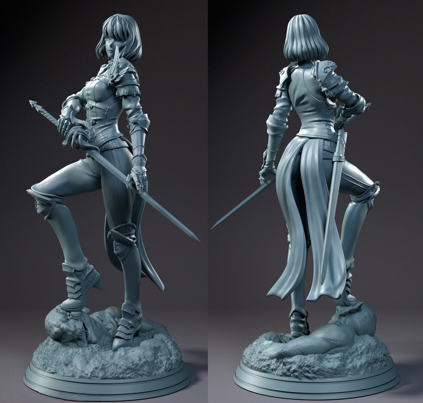 2401 Cha Hae-In - Solo Leveling - STL 3D Print Files