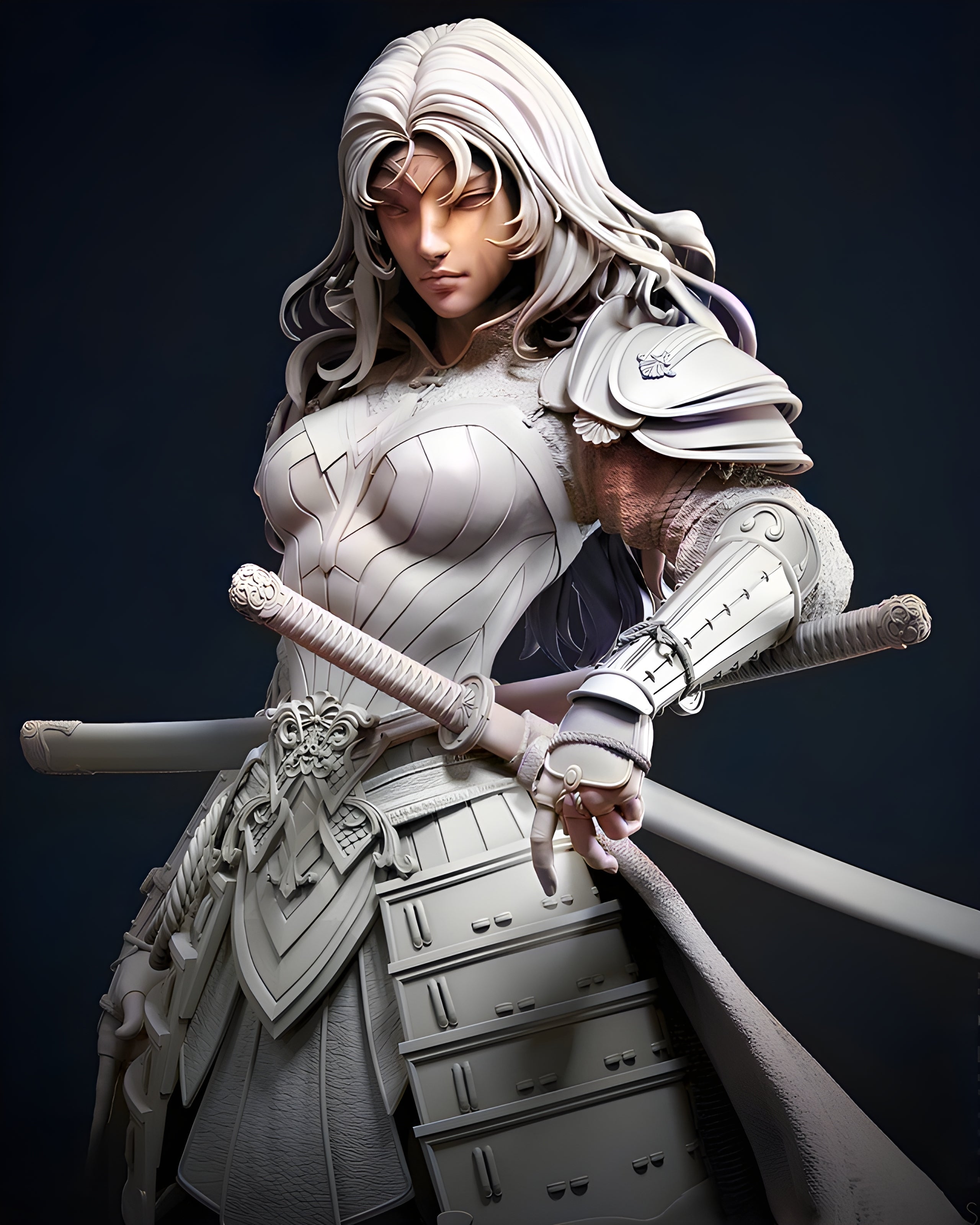 1636 Samurai Wonder Woman - STL 3D Print Files 2 – My Stl