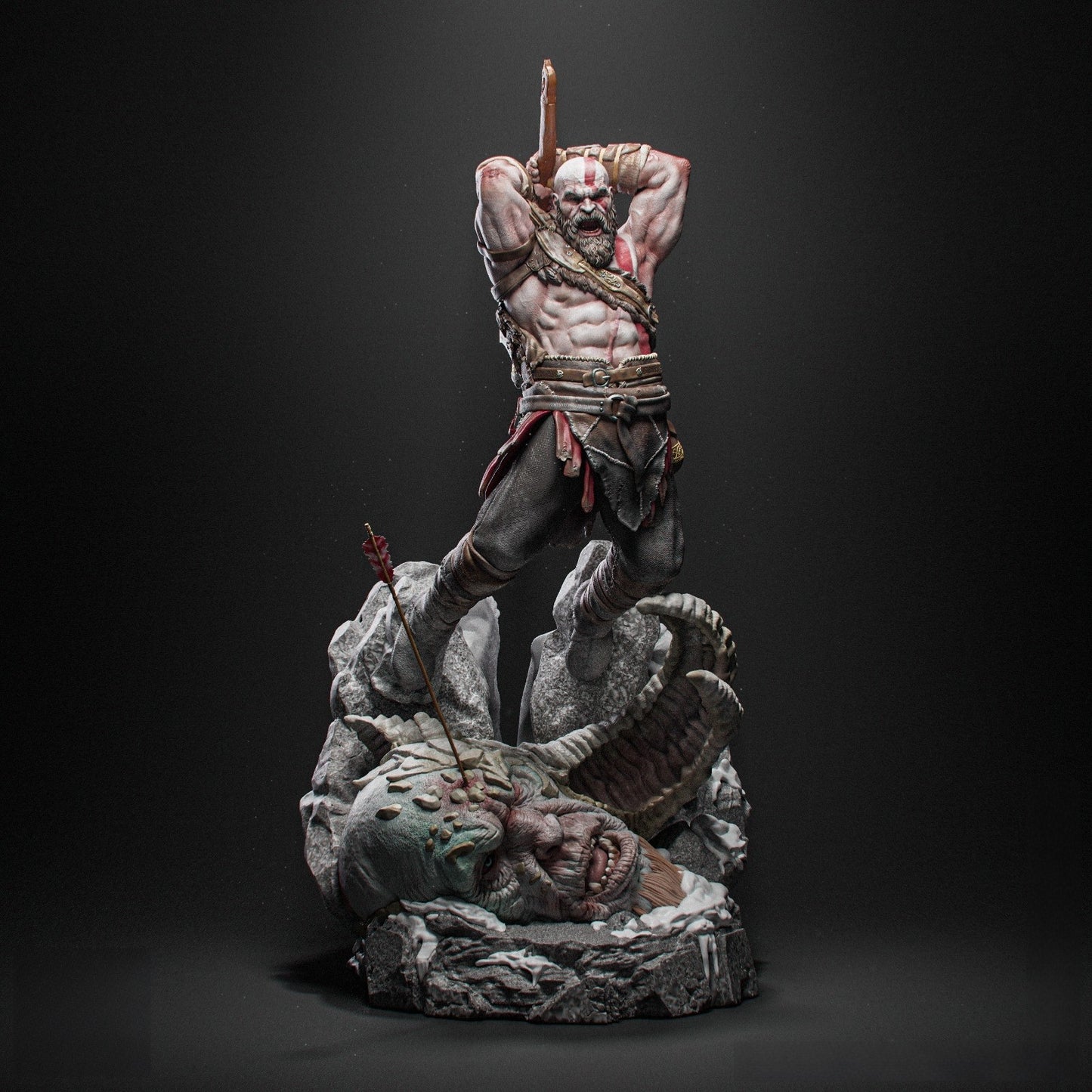 1646 Kratos - God Of War - STL 3D Print Files