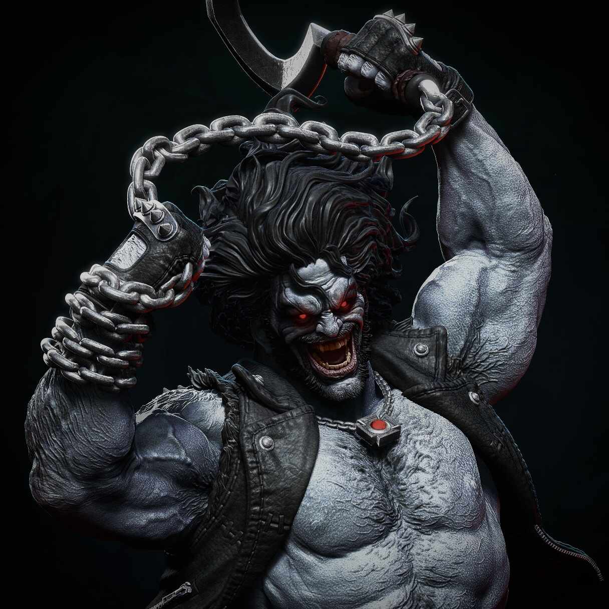 2366 Lobo - DC Comics - STL 3D Print Files