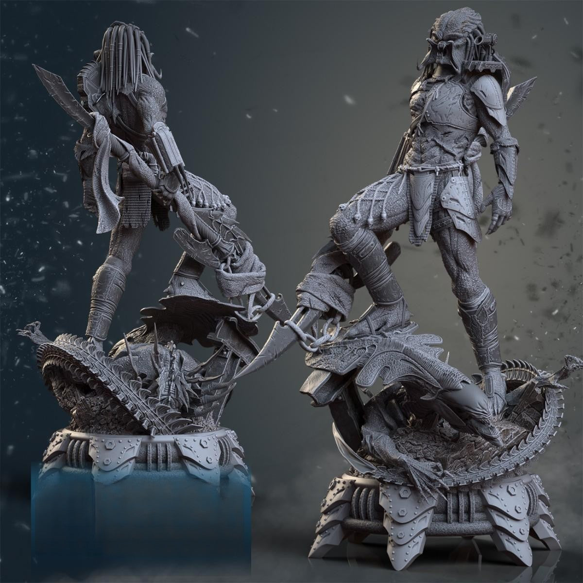 1764 Predator vs Alien - STL 3D Print Files