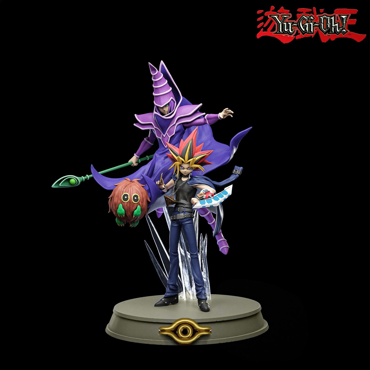 2257 Yami Yugi and Seto Kaiba - Yu-Gi-Oh! - STL 3D Print Files