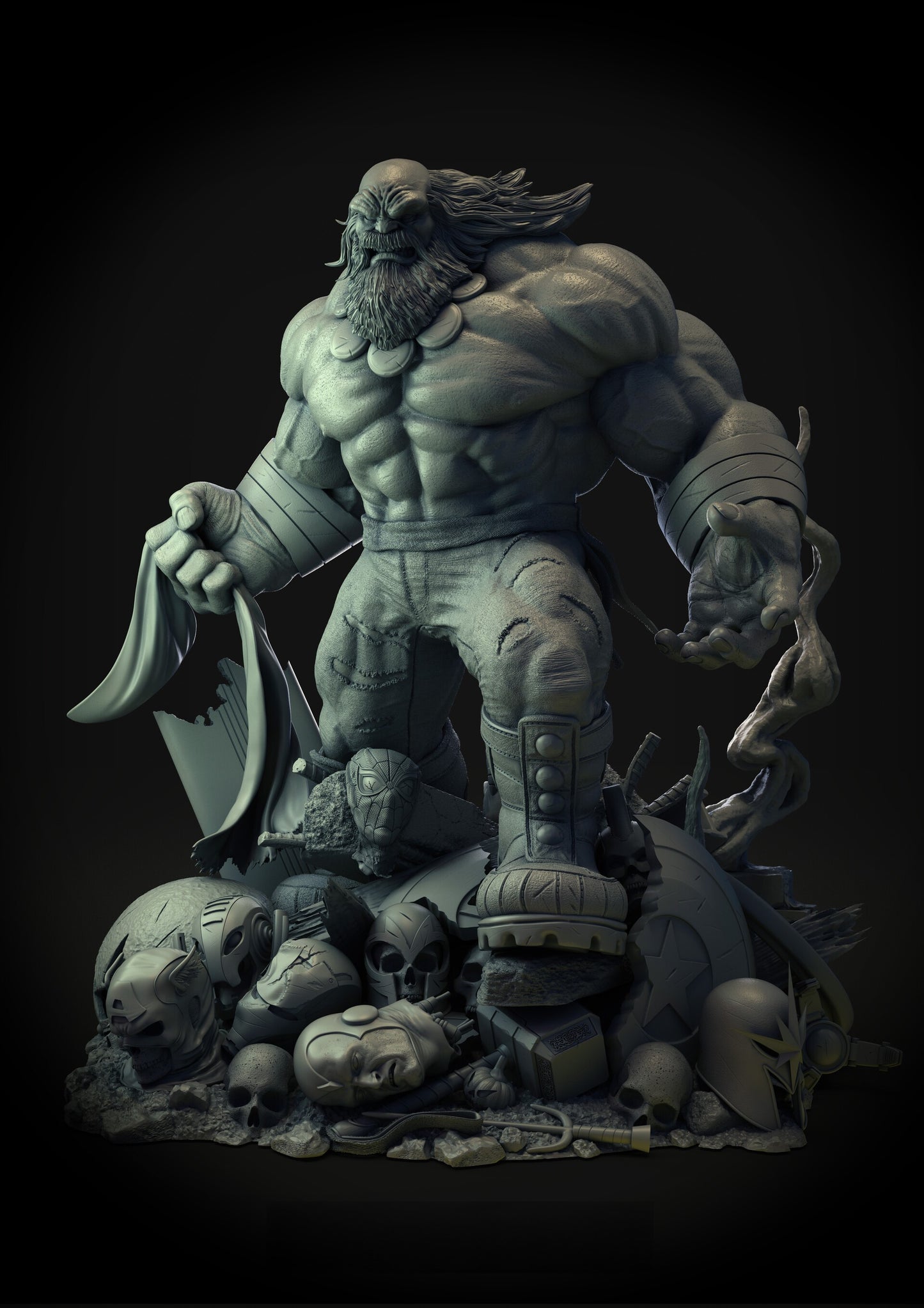 Maestro Hulk - Marvel Comics - STL 3D Print Files