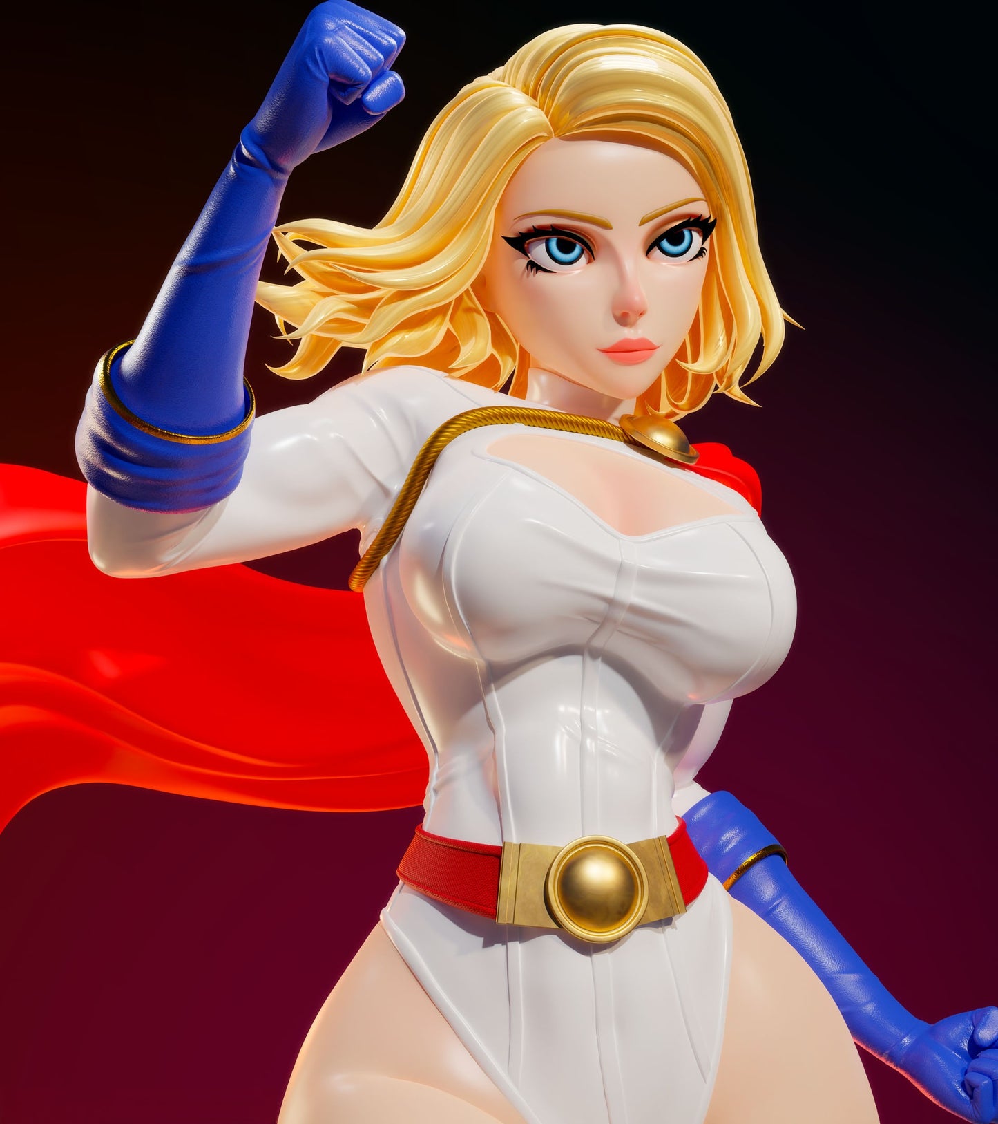 1690 Power Girl NSFW - DC Comics - STL 3D Print Files