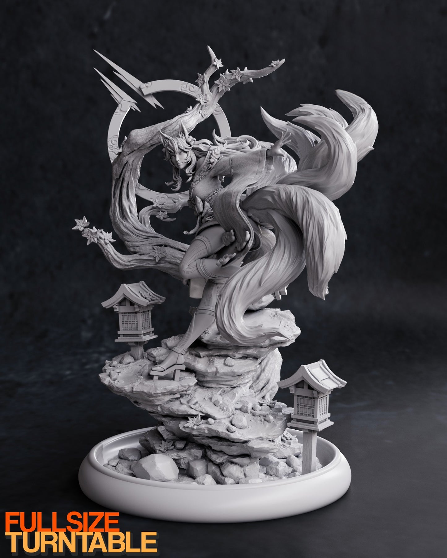 1718 Ahri Spirit Blossom - League of Legends - STL 3D Print Files