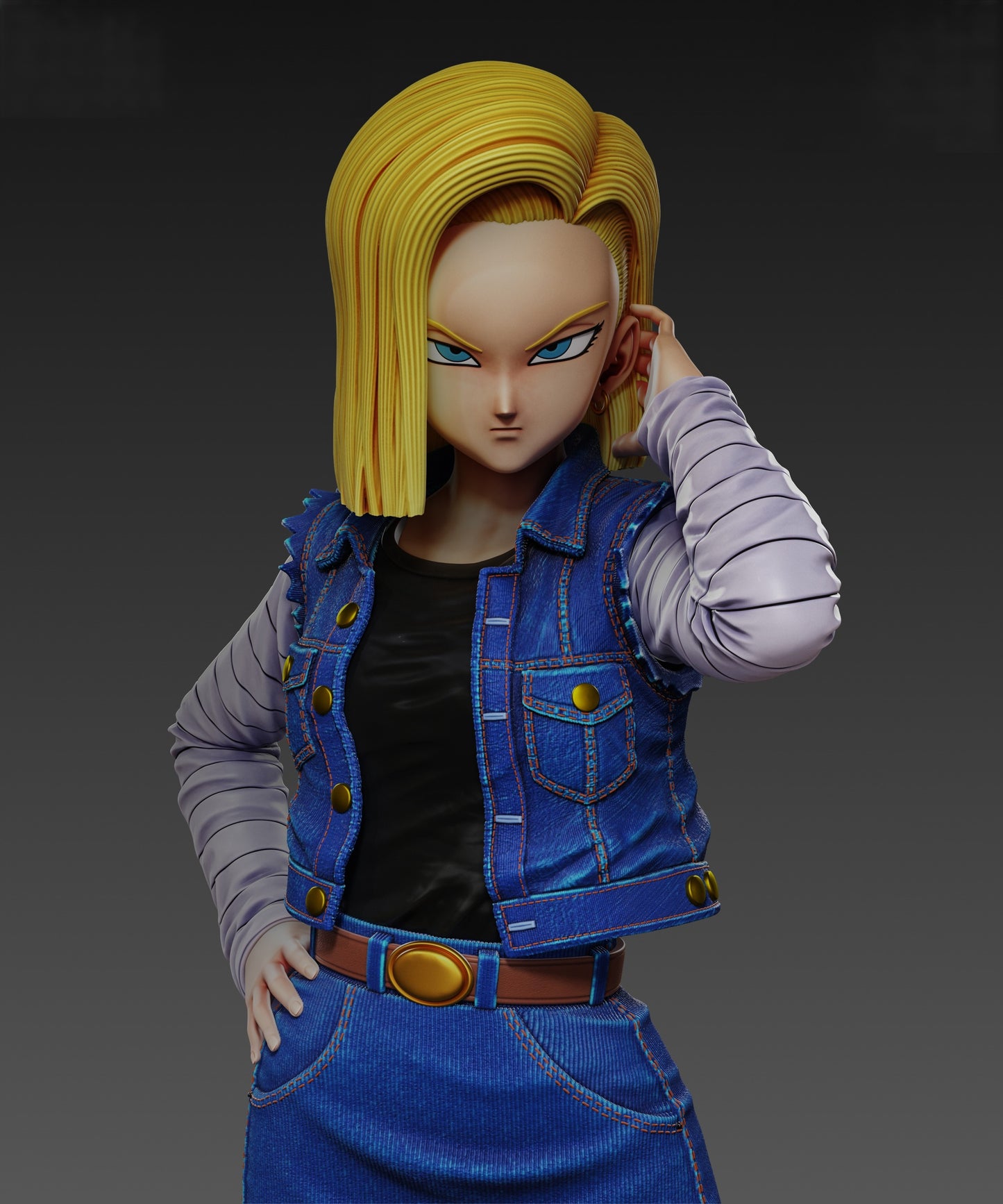 1927 Android 18 - Dragon Ball - STL 3D Print Files