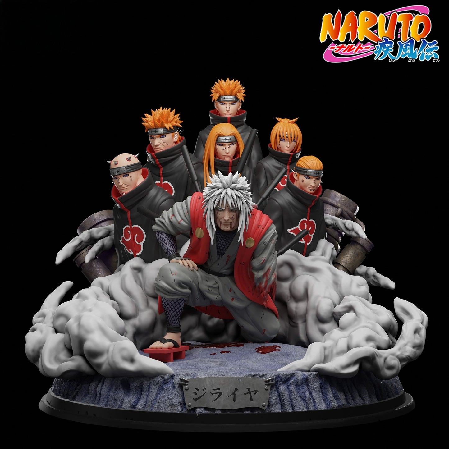 1955 Jiraiya x Sith Paths of Pain - Naruto - STL 3D Print Files