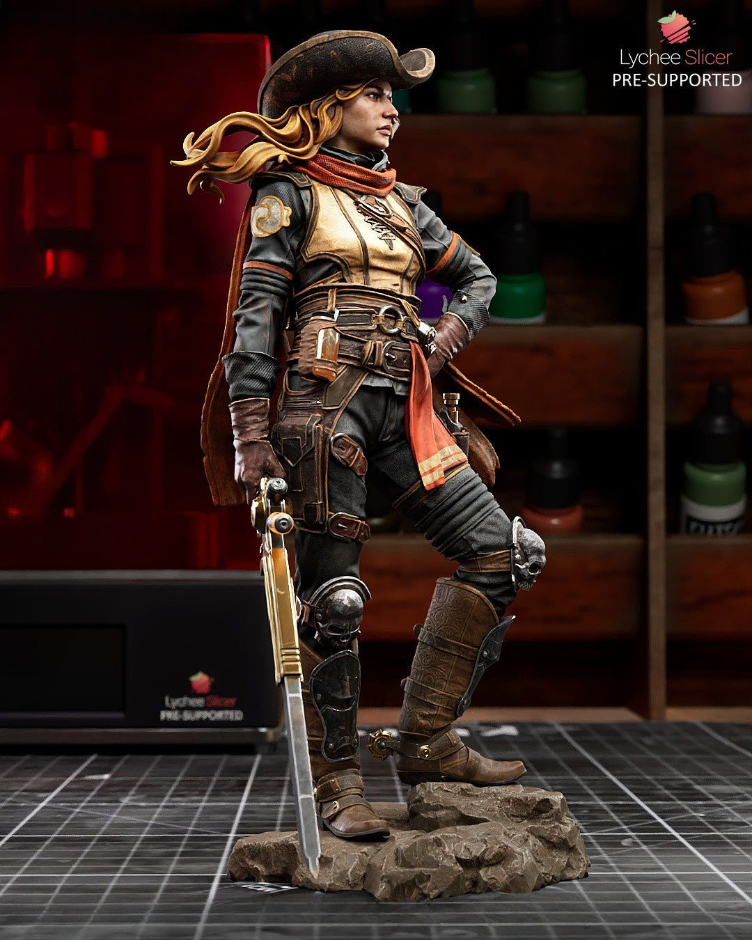 4009 Cowgirl - STL 3D Print Files