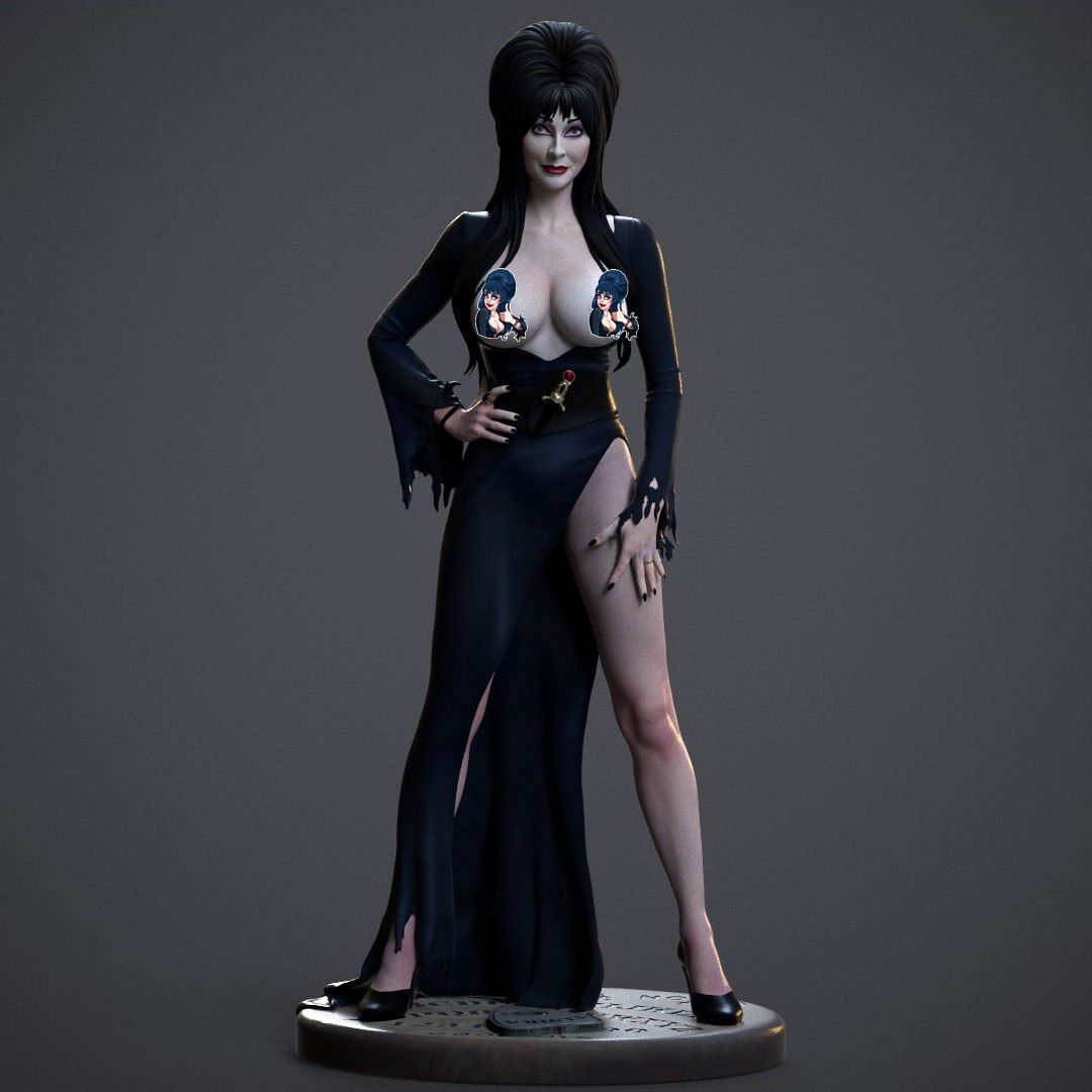 2281 Elvira NSFW - Mistress of the Dark - STL 3D Print Files