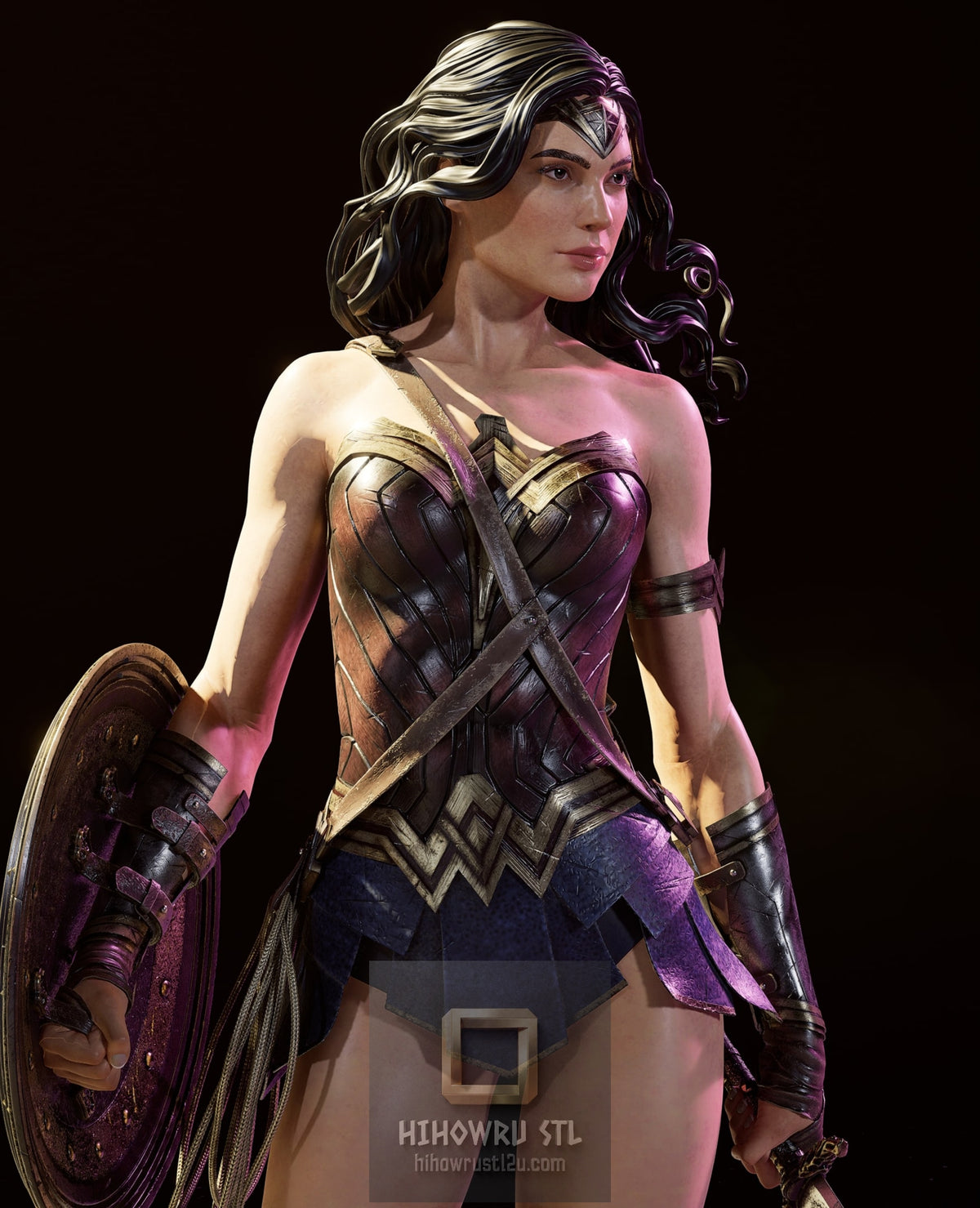 5534 Wonder Woman - DC COMICS - STL 3D Print Files