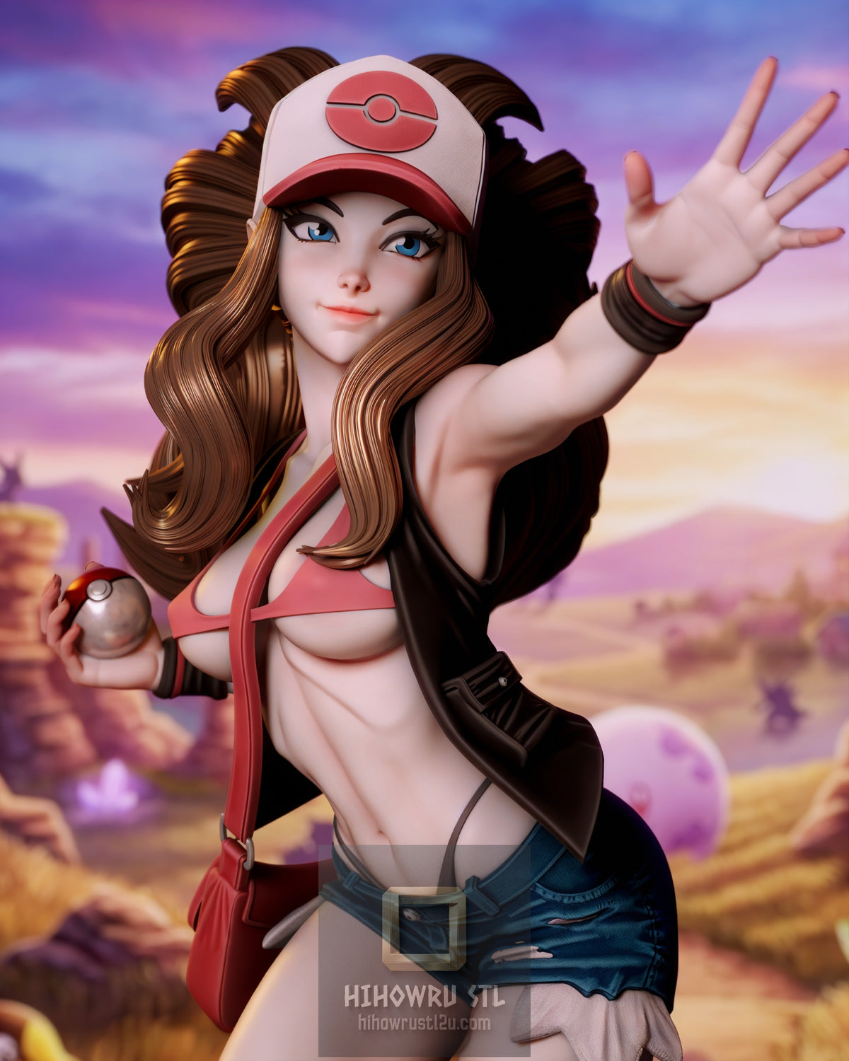 5538 Hilda NSFW - Pokemon - STL 3D Print Files