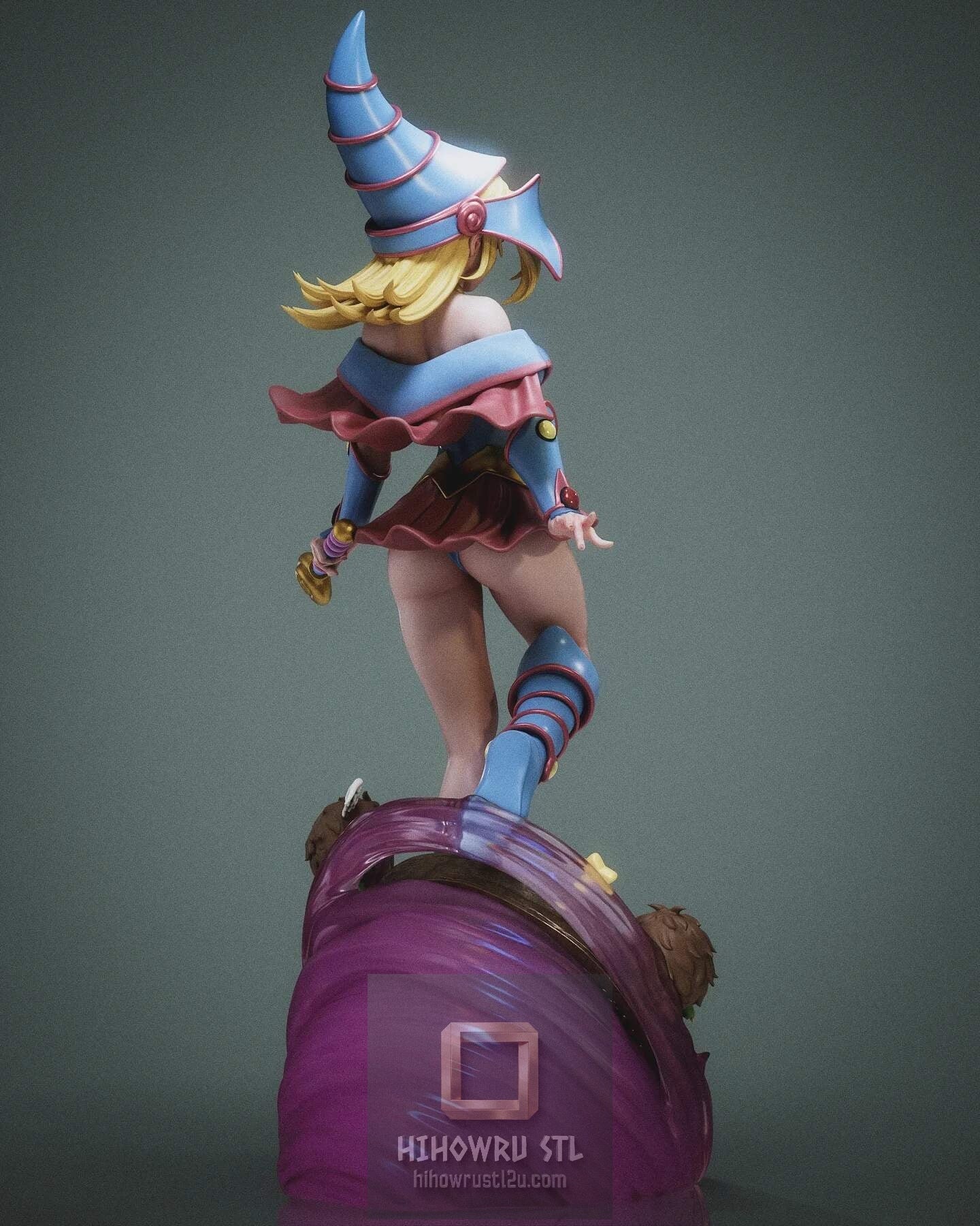 5466 Dark Magician Girl - Yu-Gi-Oh! - STL 3D Print Files