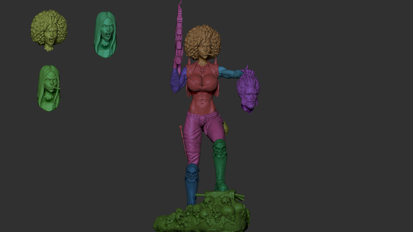 1817 Lady Lobo - DC Comics - STL 3D Print Files