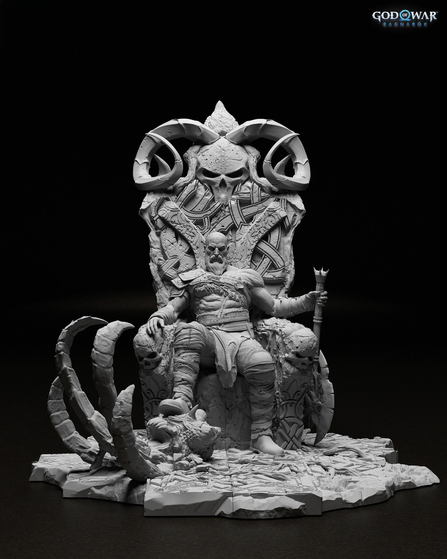 1758 Kratos - God of War - STL 3D Print Files