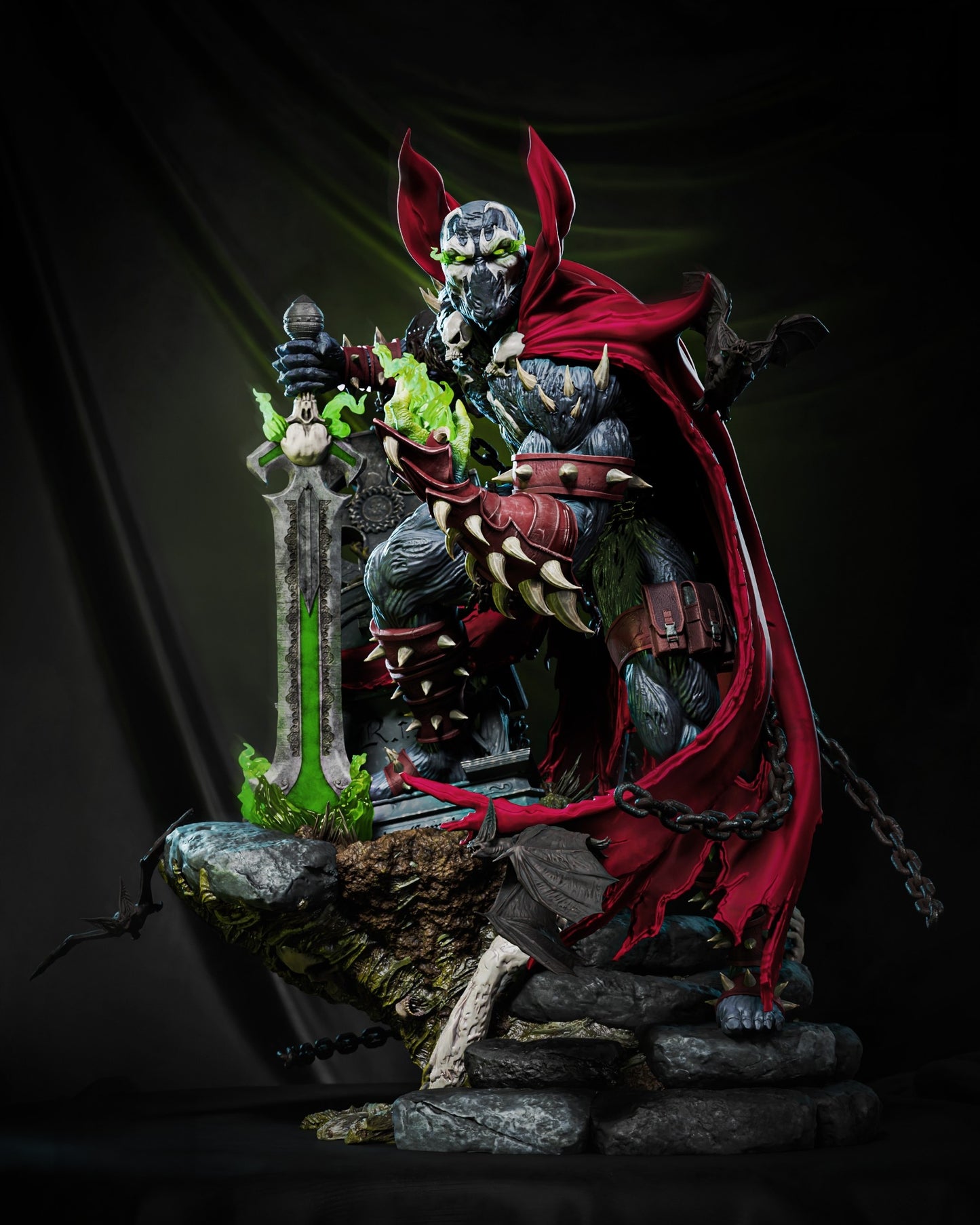 1650 Spawn - Mortal Kombat - STL 3D Print Files