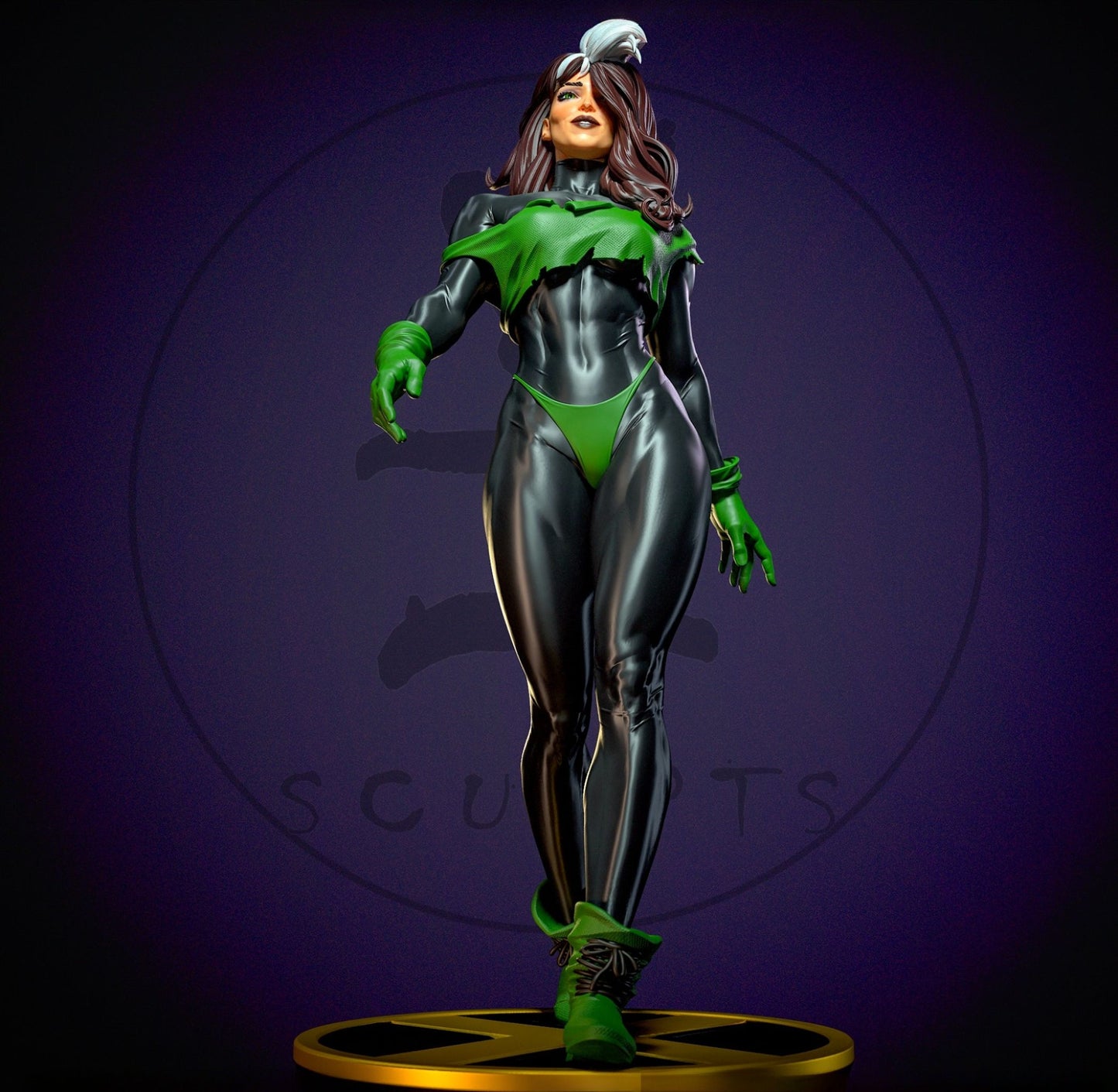 2926 Rogue NSFW - X-Men - STL 3D Print Files