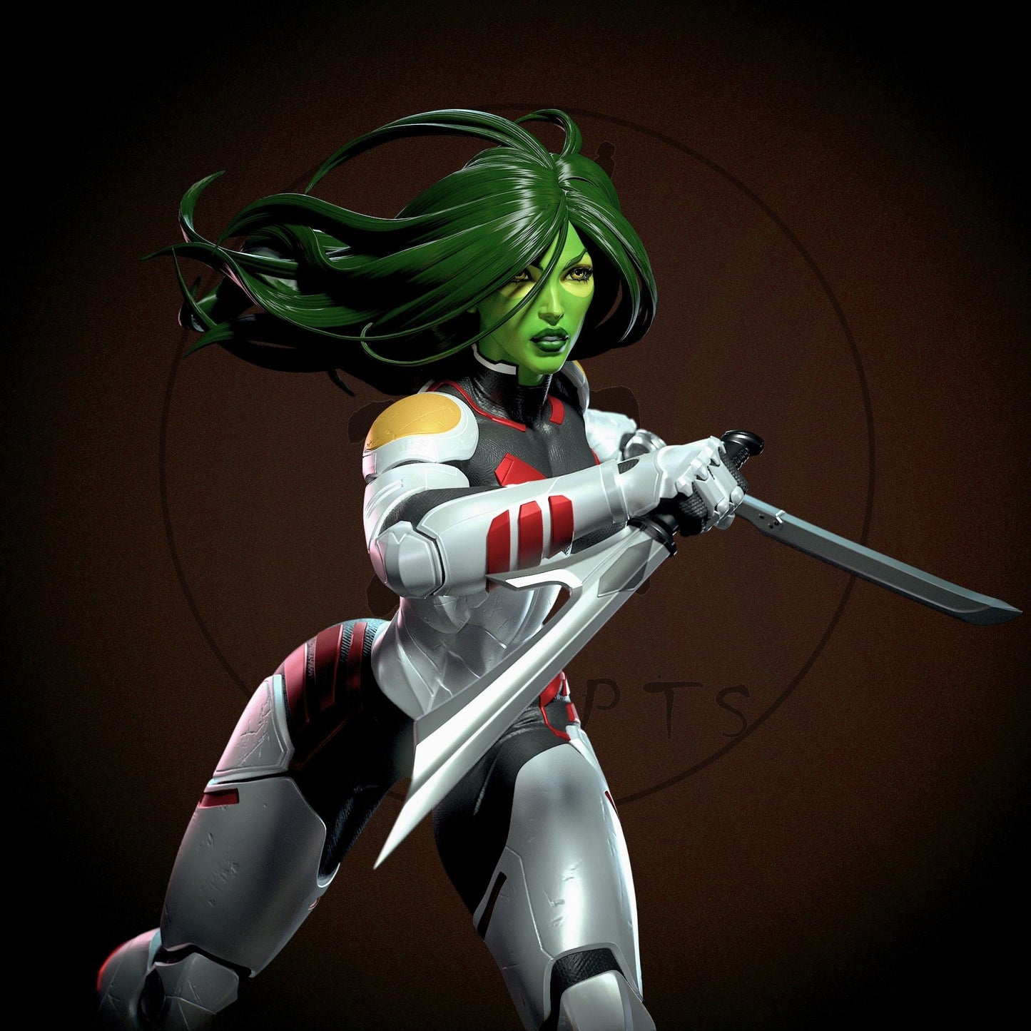 3270 Gamora NSFW - Guardians of the Galaxy - STL 3D Print Files