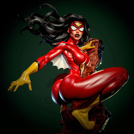 3637 Spider-Woman NSFW - Marvel Comics - STL 3D Print Files